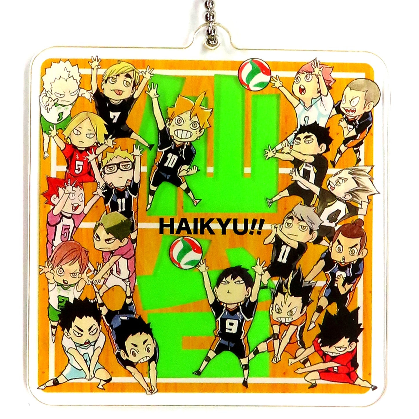 Group Sendai Regional Limited Acrylic Keychain Haikyu!! Jump Shop Exclusive [USED]