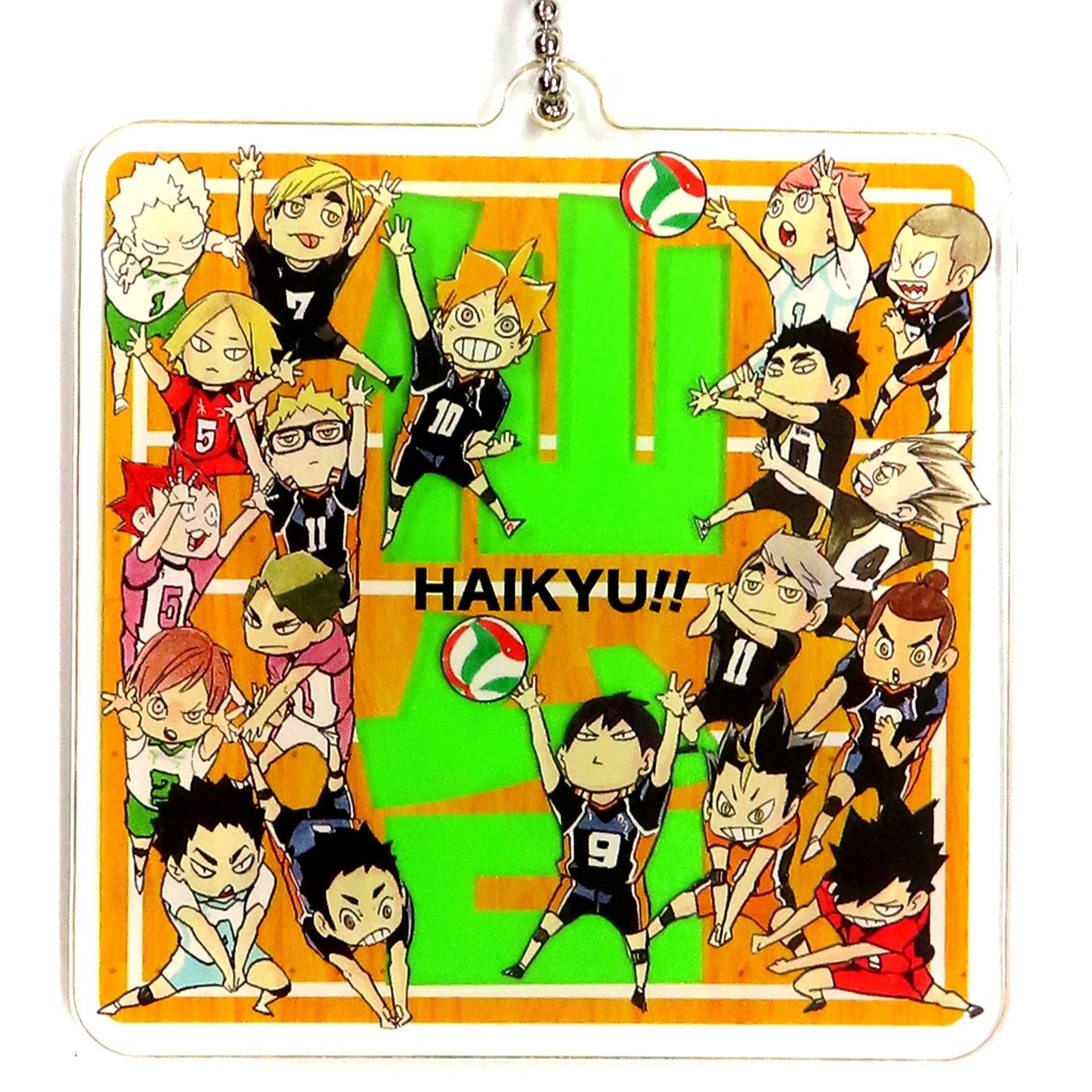 Group Sendai Regional Limited Acrylic Keychain Haikyu!! Jump Shop Exclusive [USED]