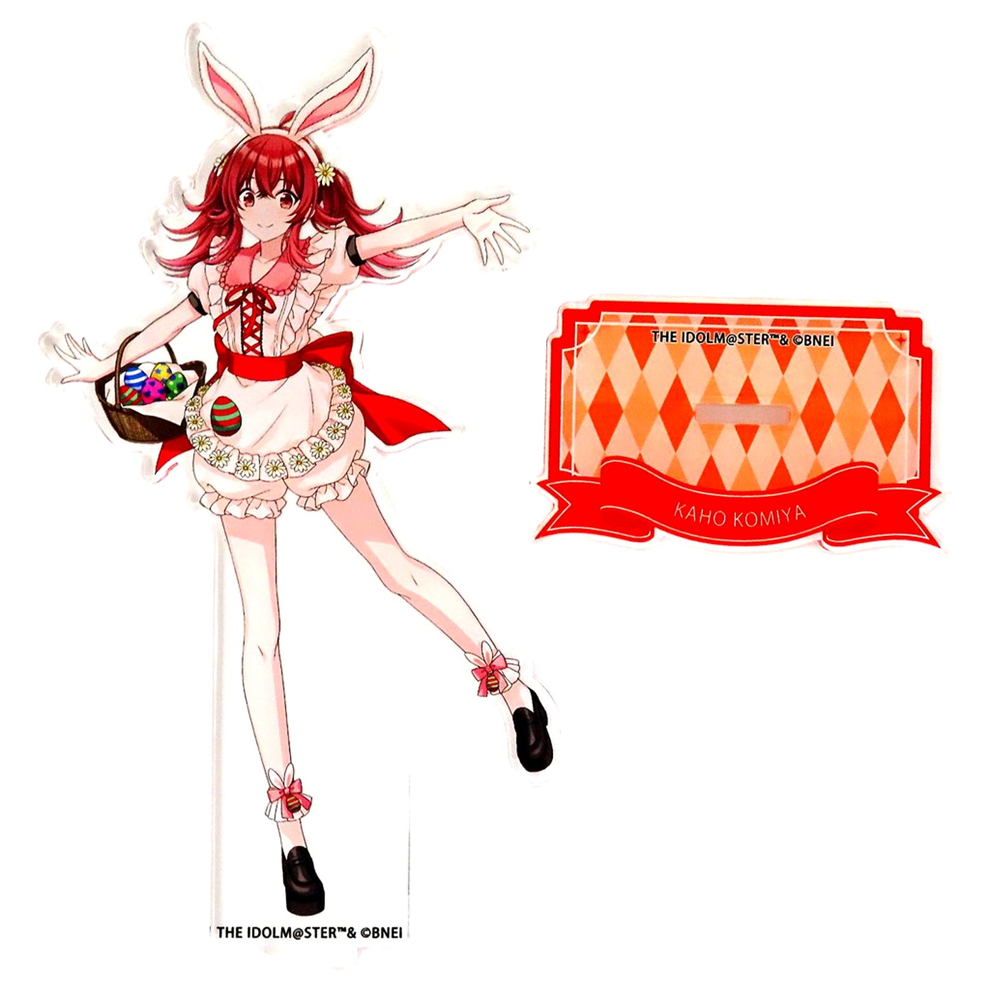 Kaho Komiya The Idolm@ster Shiny Colors x SMILE BASE CAFE 2nd Spring Rabbit Party Acrylic Stand [USED]