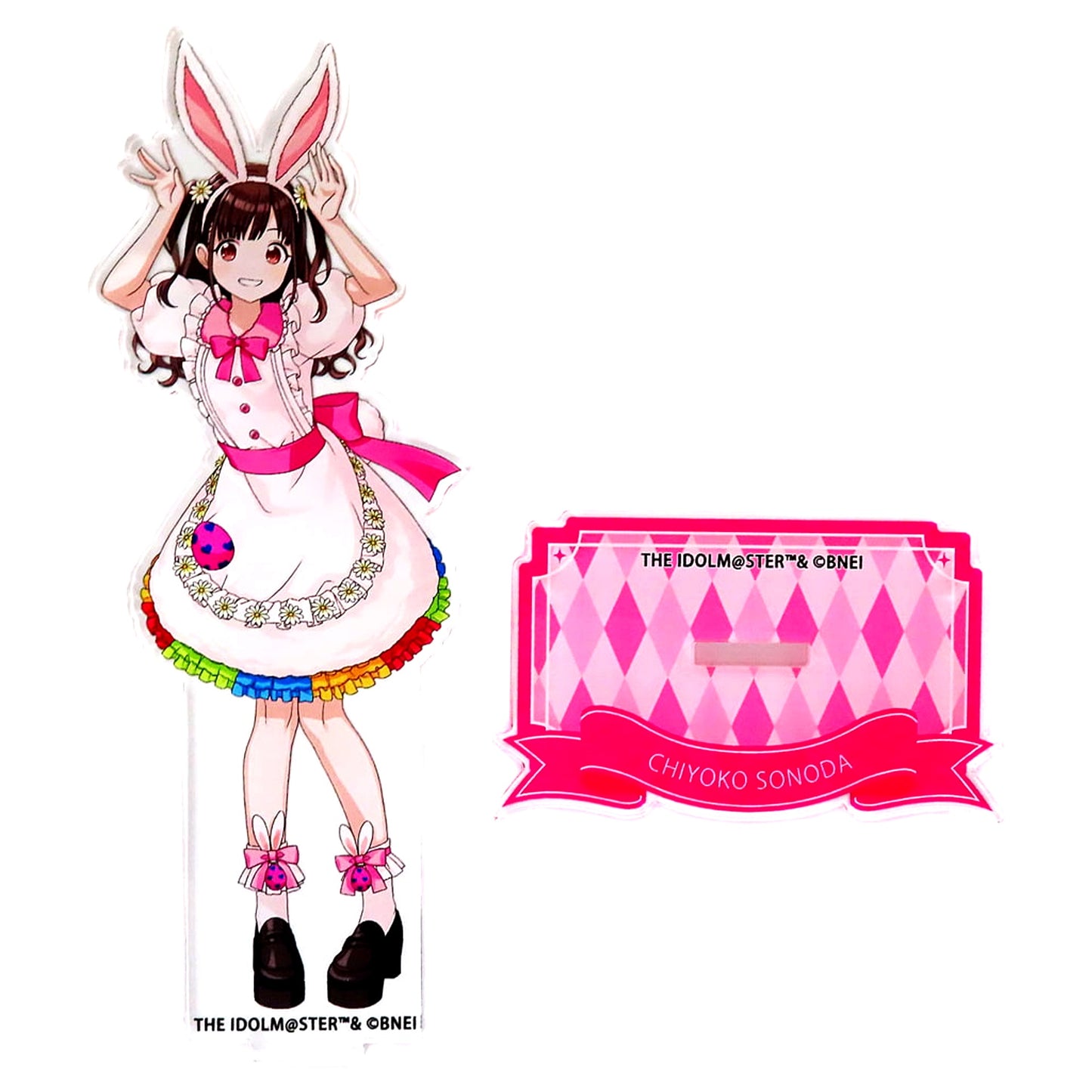 Chiyoko Sonoda The Idolm@ster Shiny Colors x SMILE BASE CAFE 2nd Spring Rabbit Party Acrylic Stand [USED]