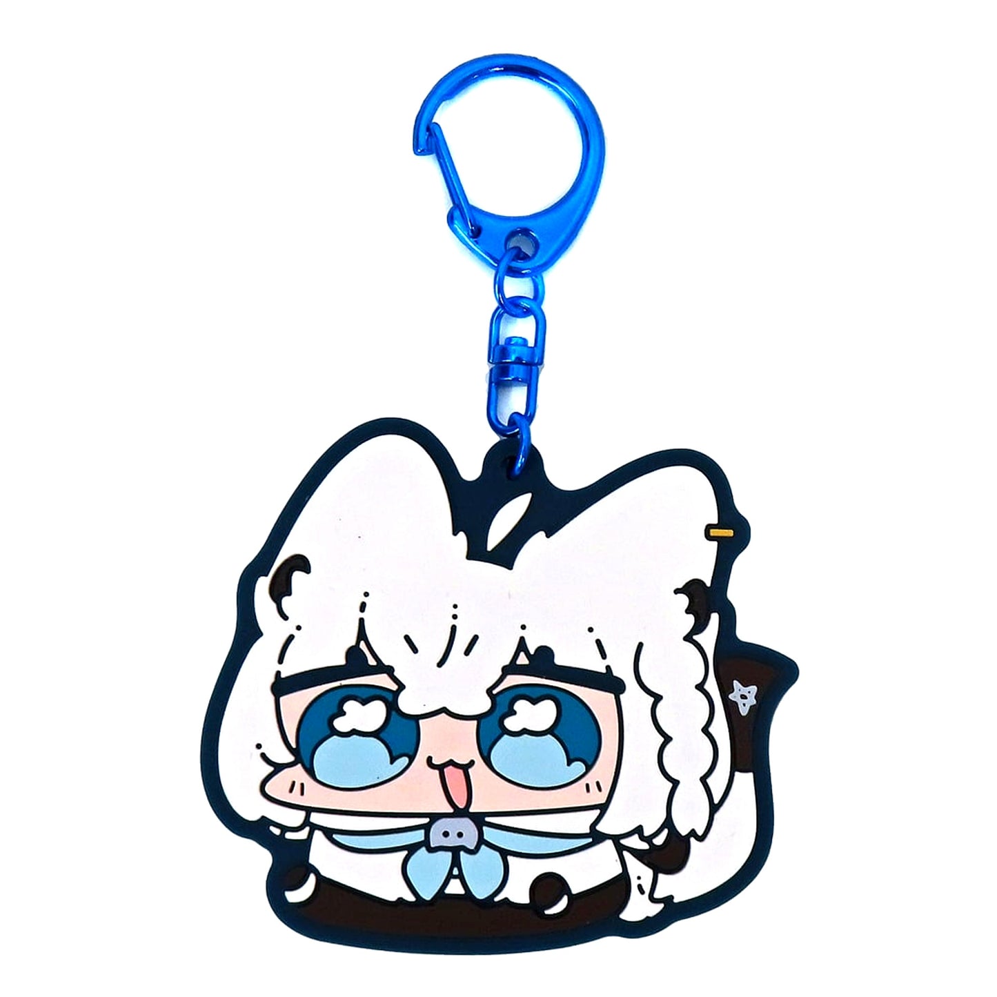 Shirakami Fubuki hololive Random Rubber Keychain Initial Outfit Birthday Celebration 2023 [USED]