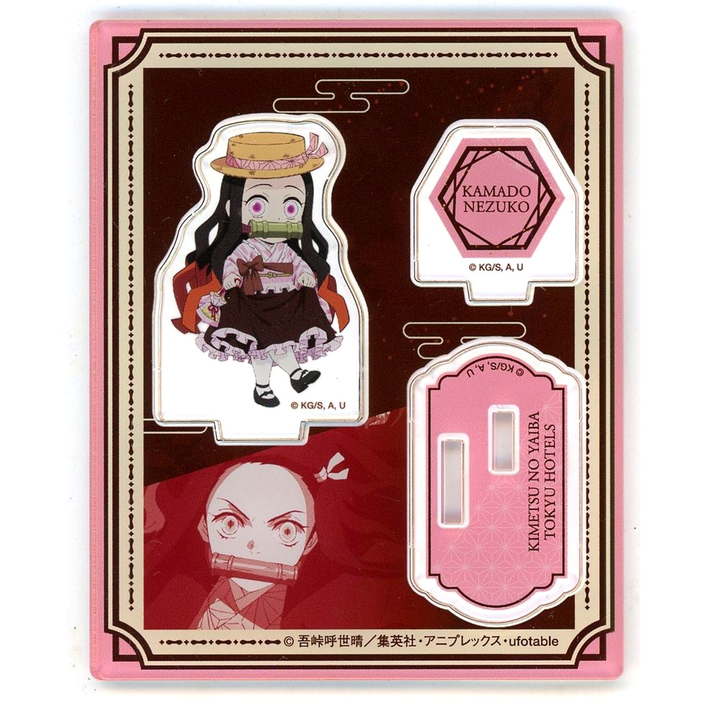 Nezuko Kamado Demon Slayer: Kimetsu no Yaiba x Tokyu Hotels Special Buffet Acrylic Stand [USED]