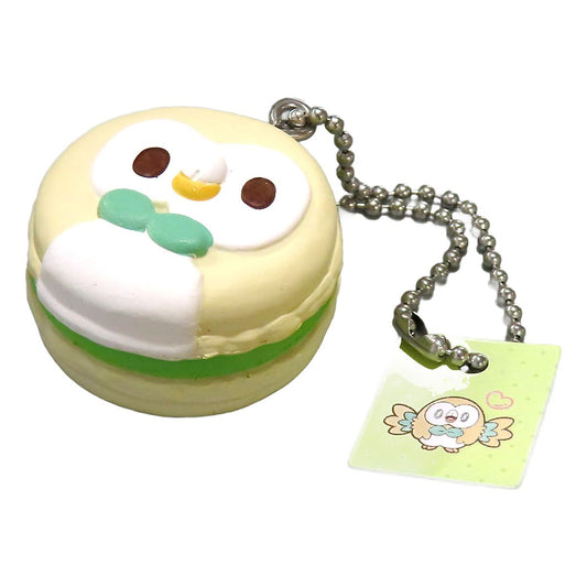 Rowlet Pokemon Poke Peace Sweets Mascot Part1 Key Chain [USED]