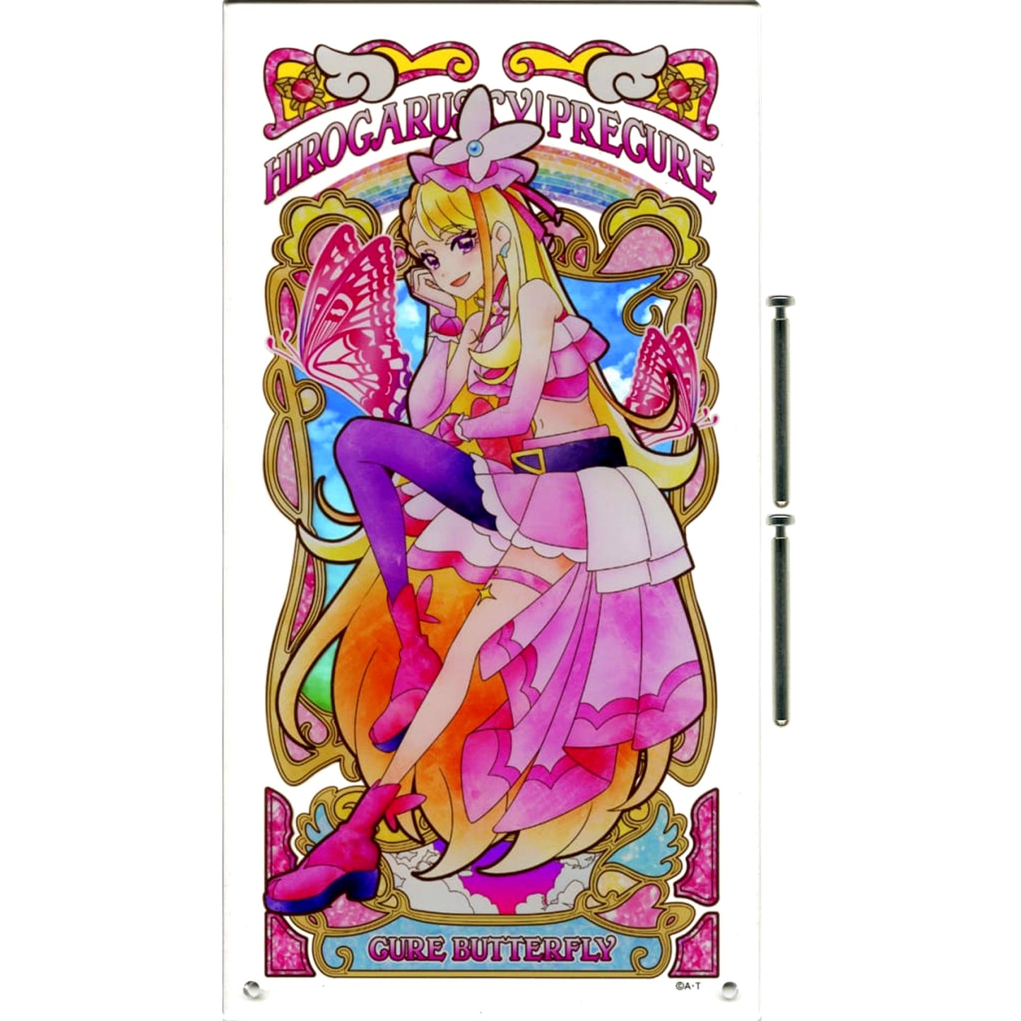 Cure Butterfly Soaring Sky! Pretty Cure Acrylic Art Board The sky is the limit [USED]