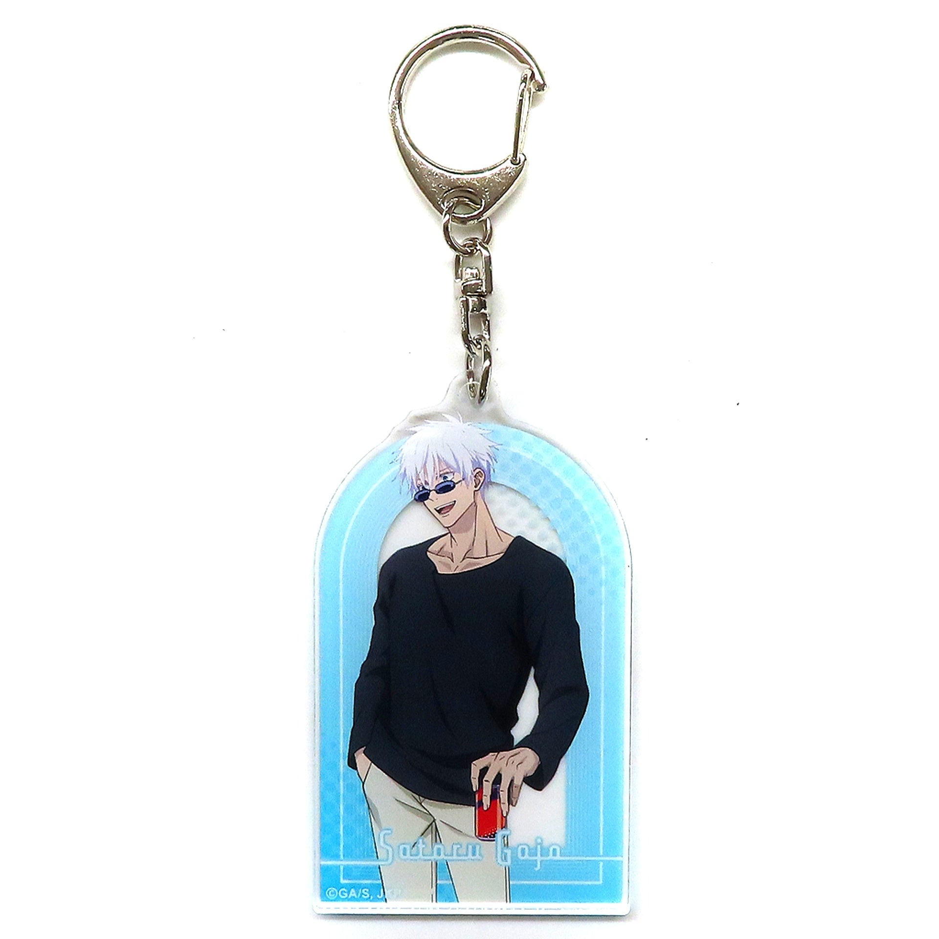 Satoru Gojo Jujutsu Kaisen Drawn Trading Acrylic Keychain AJ2024 Ver. AnimeJapan 2024 [USED]