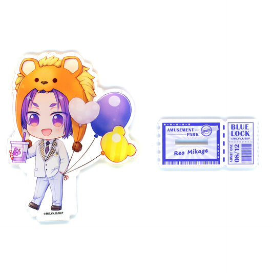 Reo Mikage Puchi Choco Acrylic Stand Amusement Park Blue Lock [USED]