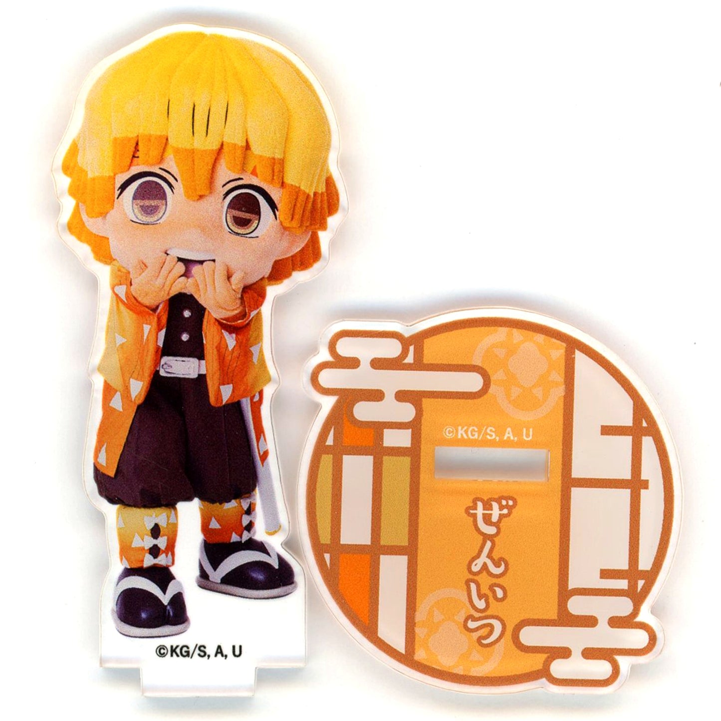Zenitsu Agatsuma Mini Corps Member Acrylic Stand Demon Slayer: Kimetsu no Yaiba AnimeJapan 2024 Goods [USED]