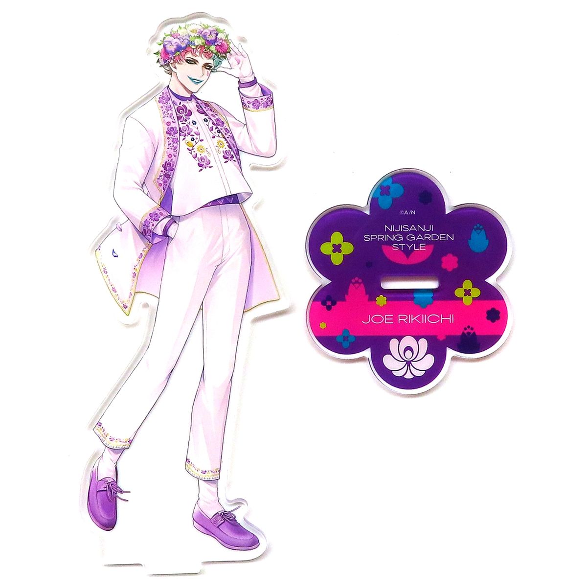 Joe Rikiichi Acrylic Stand Spring Garden Style Virtual YouTuber Nijisanji [USED]