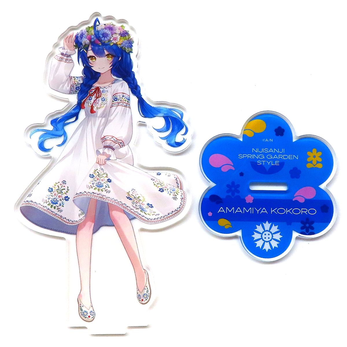 Amamiya Kokoro Acrylic Stand Spring Garden Style Virtual YouTuber Nijisanji [USED]
