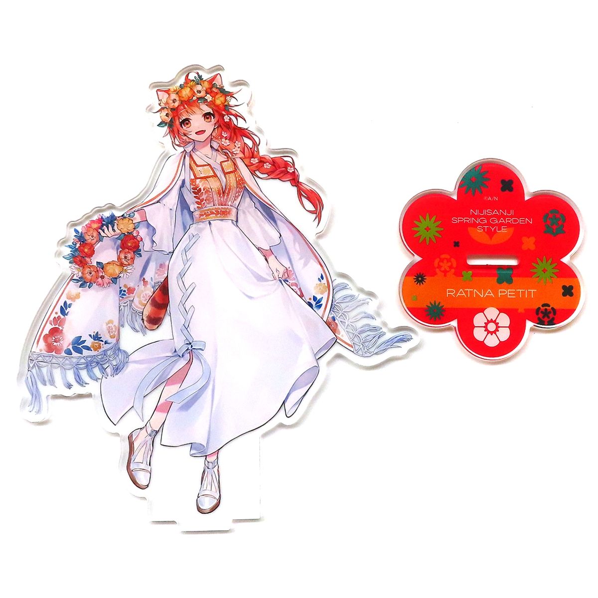Ratna Petit Virtual YouTuber Nijisanji Acrylic Stand Spring Garden Style [USED]