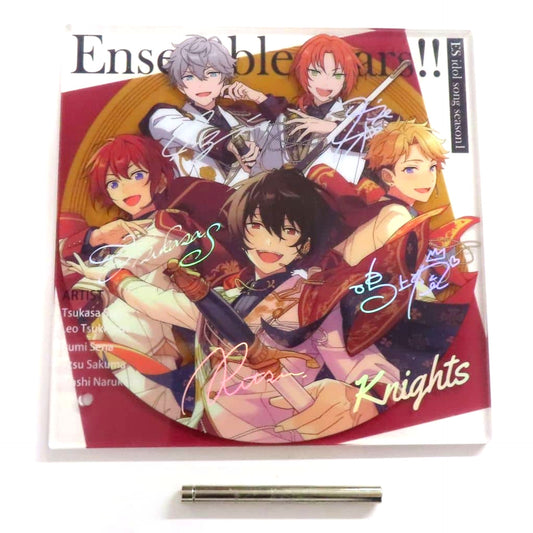Ensemble Stars!! ES Idol Song Season 1 Knights CD Jacket Design Acrylic Stand China Limited Purchase Bonus [USED]
