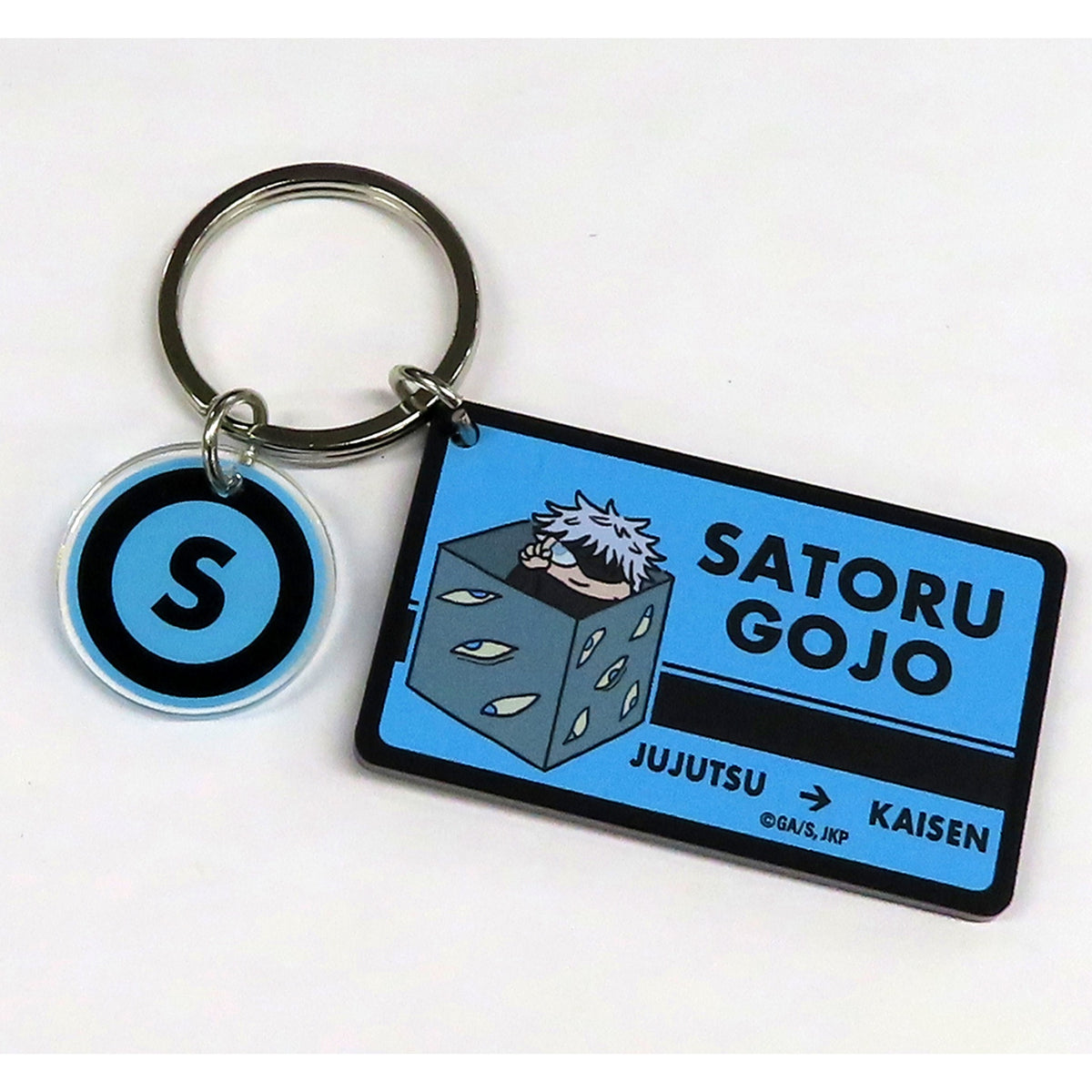 Satoru Gojo Shibuya Incident Jujutsu Kaisen PLAZA in Loft Jirori Double Rubber Painted Acrylic Keychain [USED]