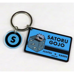 Satoru Gojo Shibuya Incident Jujutsu Kaisen PLAZA in Loft Jirori Double Rubber Painted Acrylic Keychain [USED]