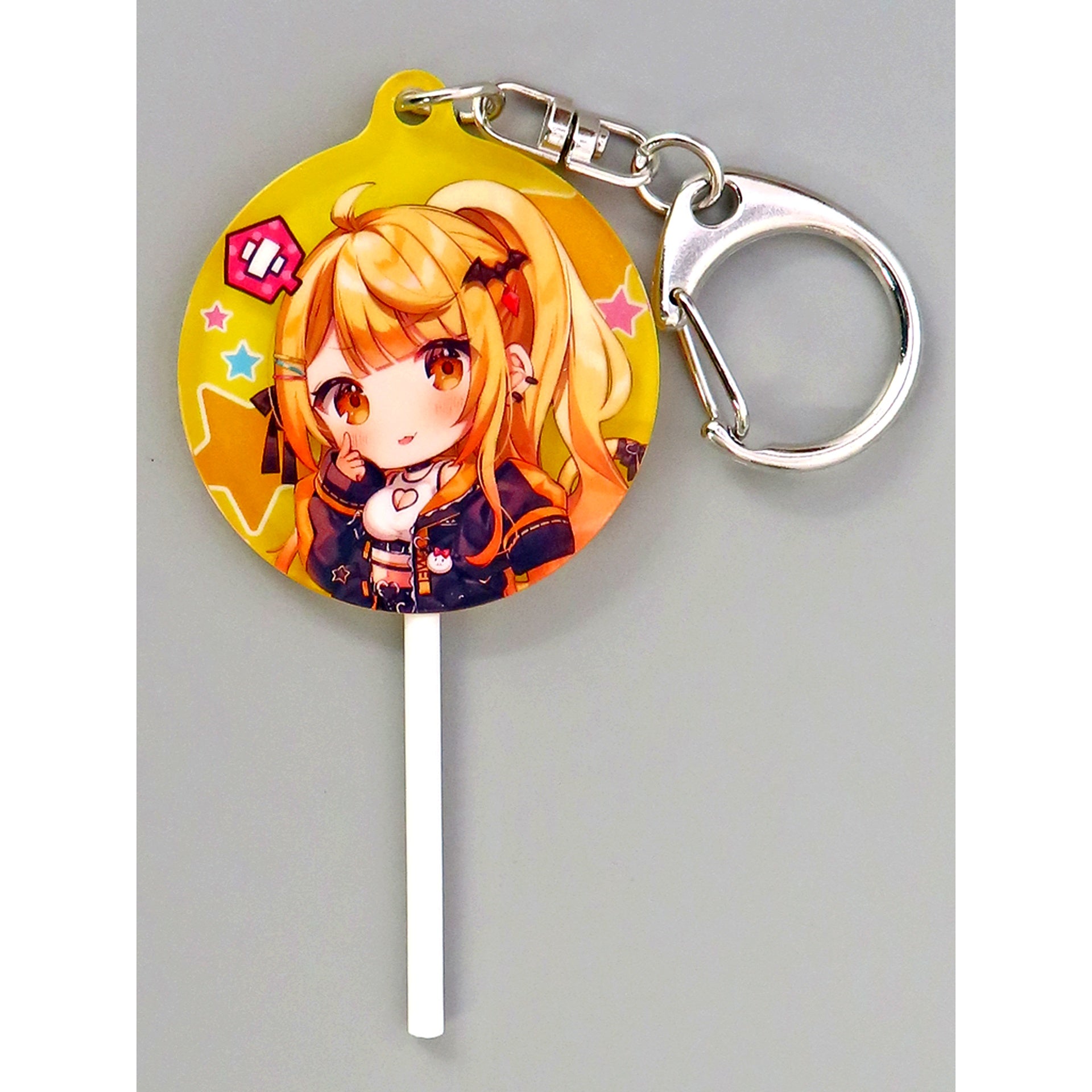 Yozora Mel Hololive Random Candy Acrylic Keychain Yellow Birthday Celebration 2023 [USED]