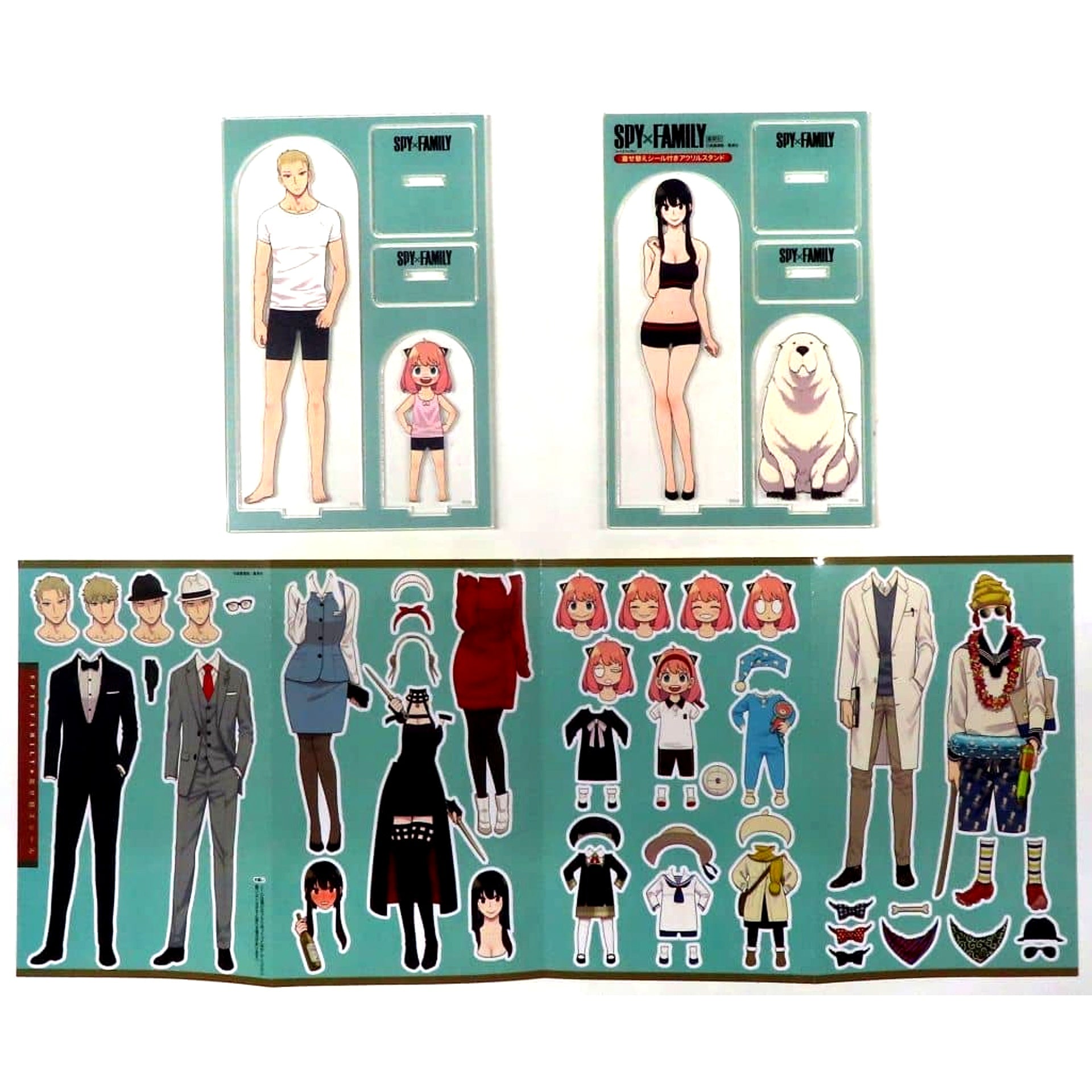 SPY x FAMILY Comics Vol.13 Tatsuya Endo Original Illustration Dress-Up Sticker and Acrylic Stand Set Included Edition Bundled Bonus Single Item Group [USED]