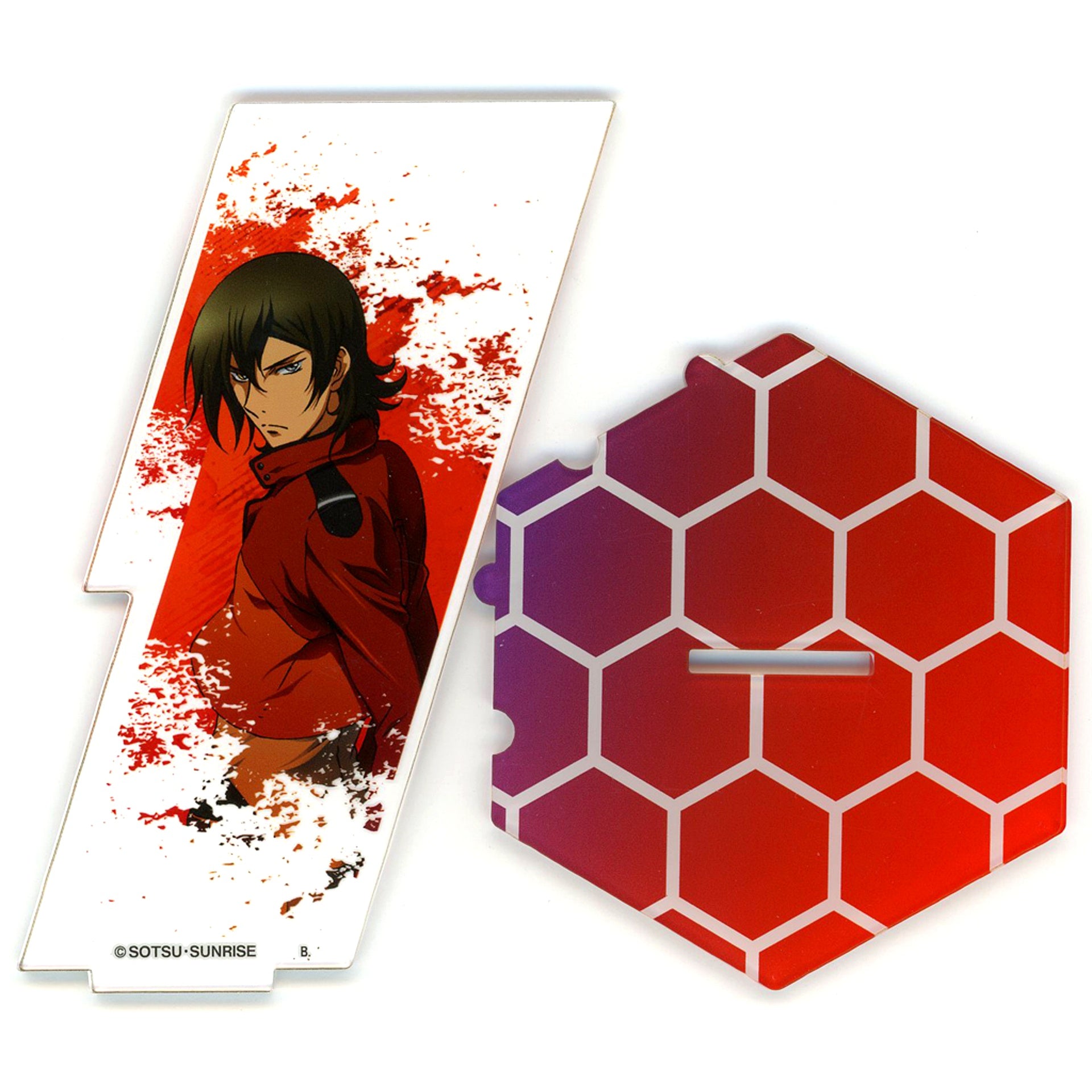 Allelujah Haptism Mobile Suit Gundam 00 Character Illustration Project Acrylic Stand [USED]