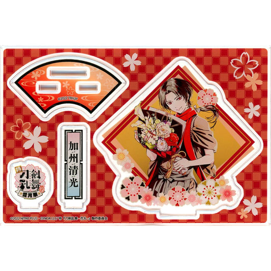 Kashuu Kiyomitsu A. Toku: Touken Ranbu Hanamaru Setsugetsuka Illustration Acrylic Stand [USED]