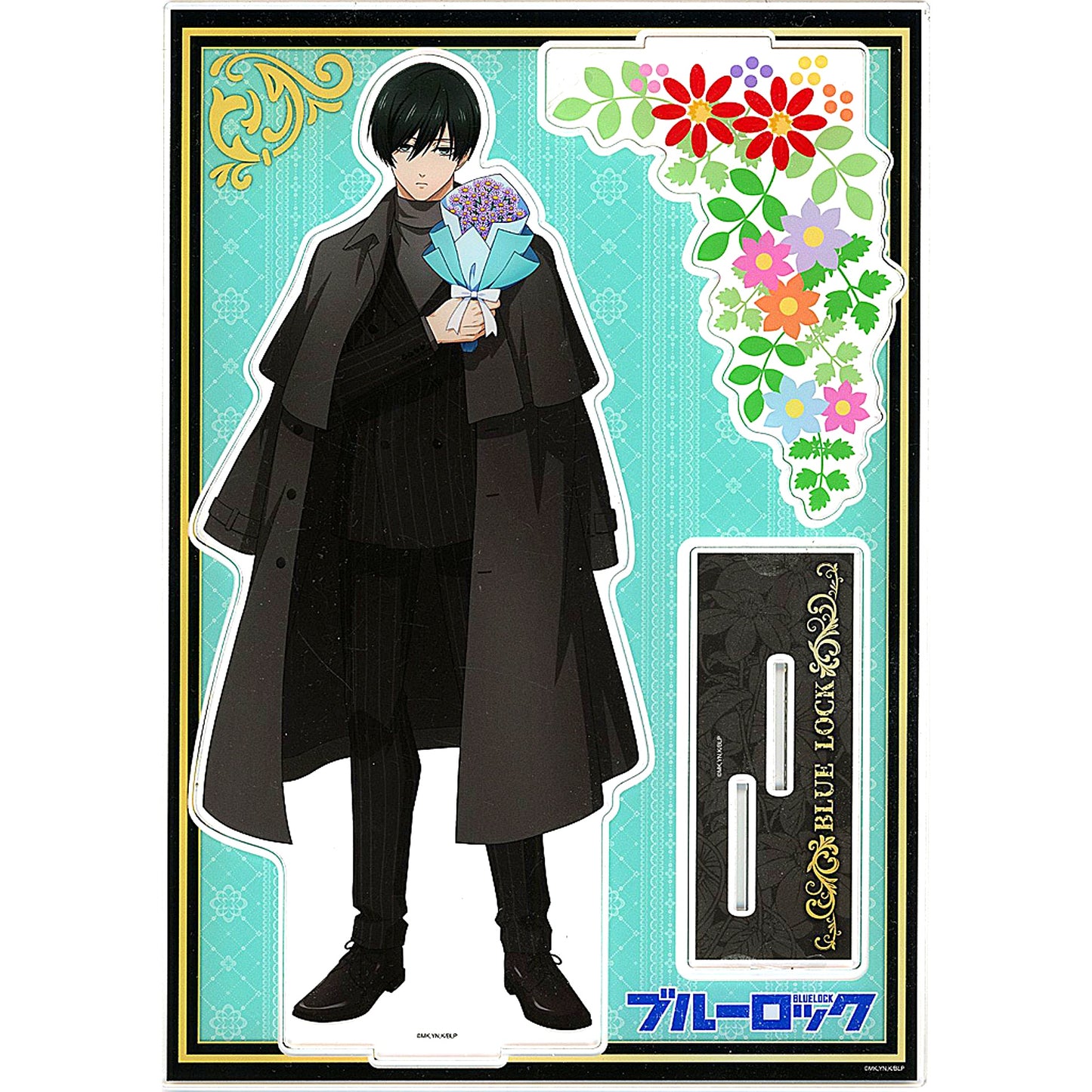 Rin Itoshi BIG Acrylic Stand BIRTHDAY FLOWER Ver. Blue Lock AnimeJapan 2024 Mail Order Limited [USED]