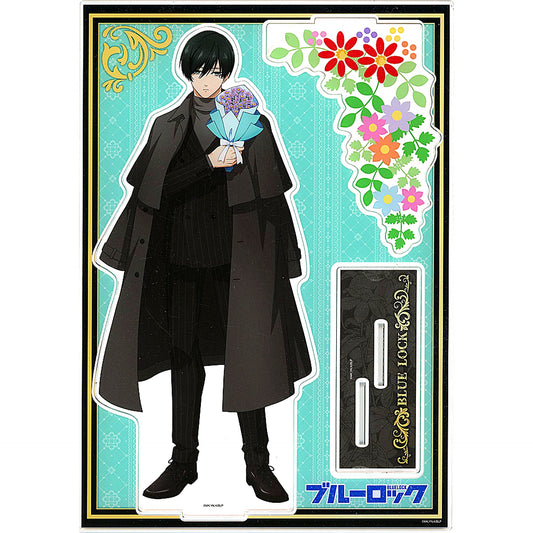 Rin Itoshi BIG Acrylic Stand BIRTHDAY FLOWER Ver. Blue Lock AnimeJapan 2024 Mail Order Limited [USED]