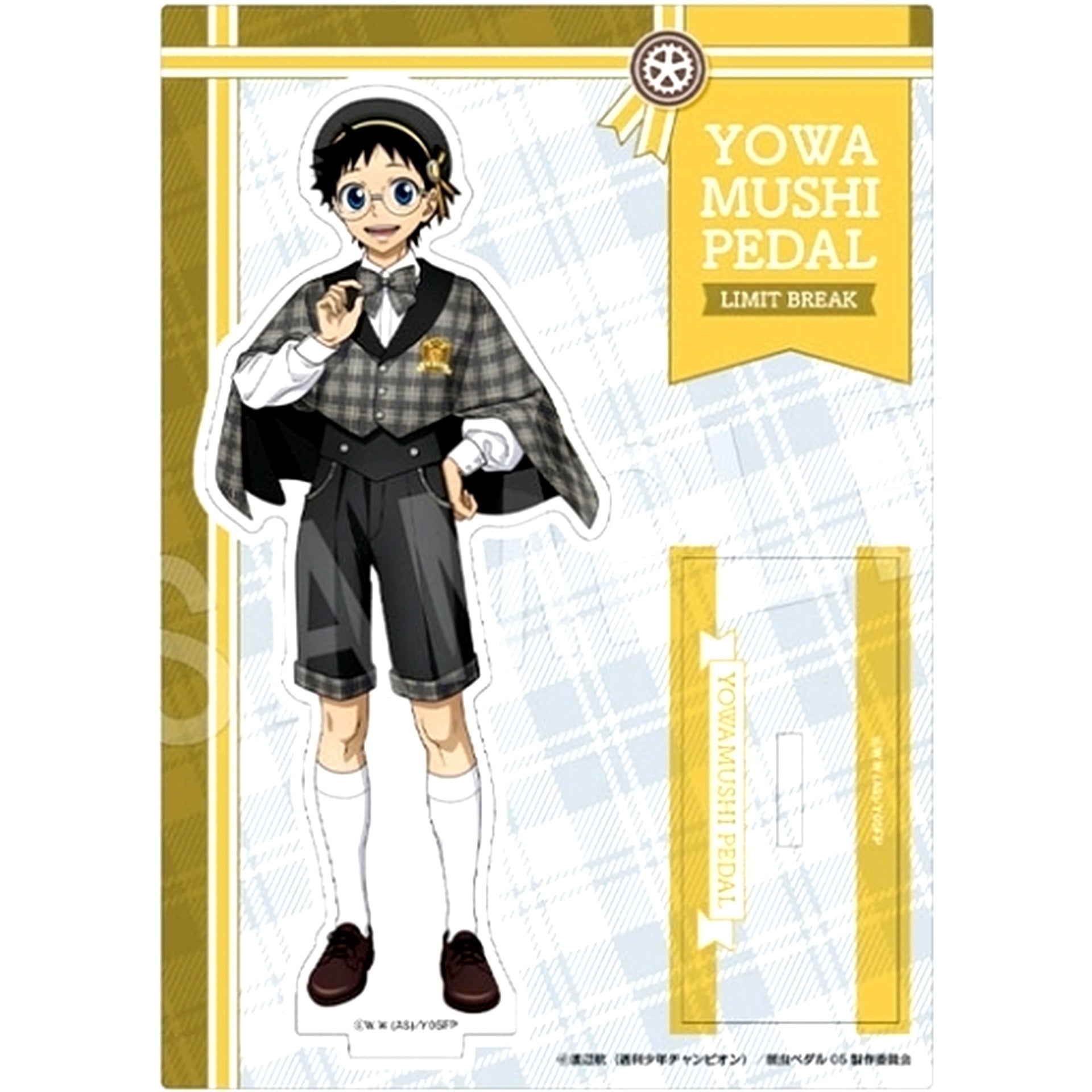 Sakamichi Onoda Acrylic Stand Check Style Ver. Yowamushi Pedal LIMIT BREAK AnimeJapan 2024 Goods [USED]