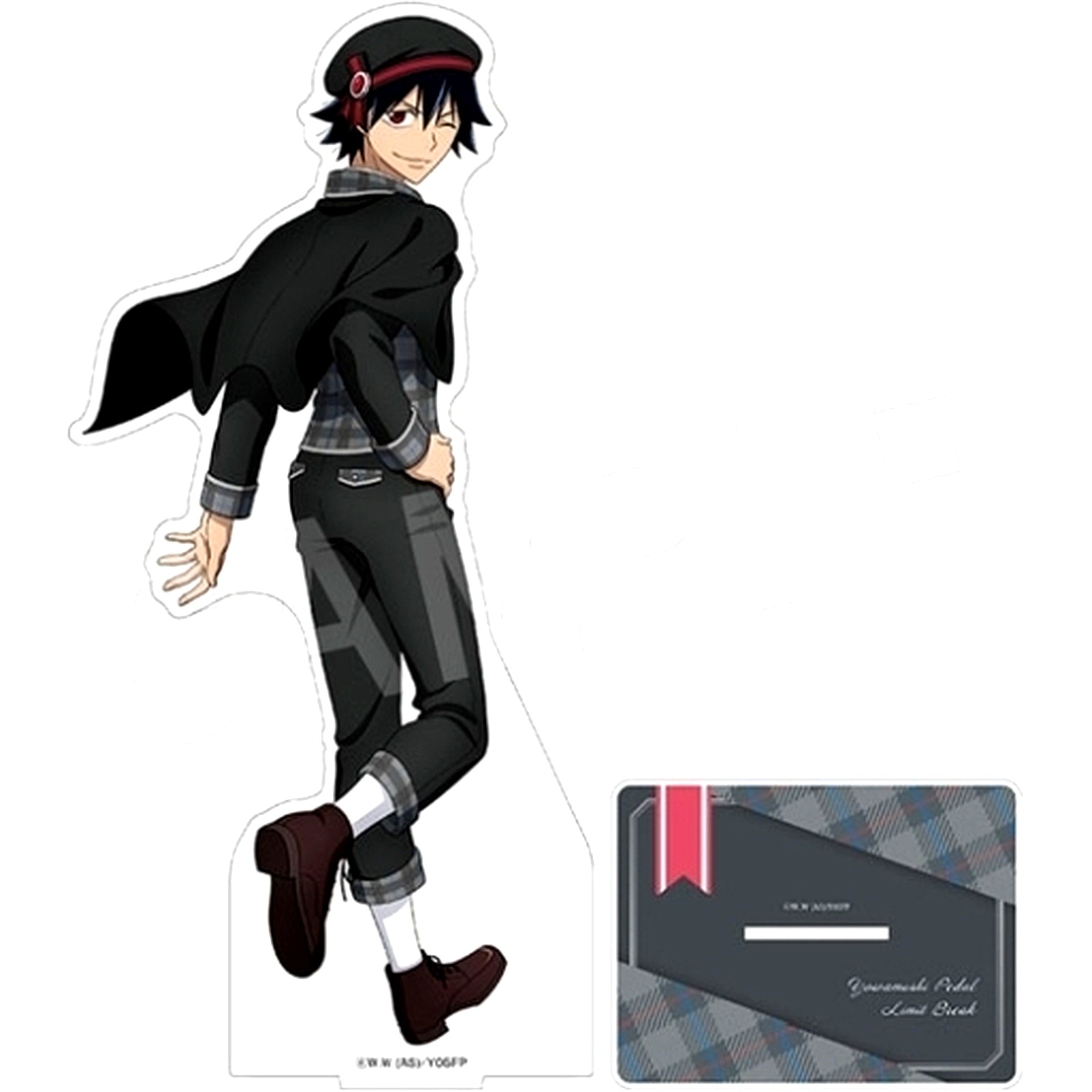 Yuto Shinkai BIG Acrylic Stand Check Style Ver. Yowamushi Pedal LIMIT BREAK AnimeJapan 2024 Mail Order Limited [USED]