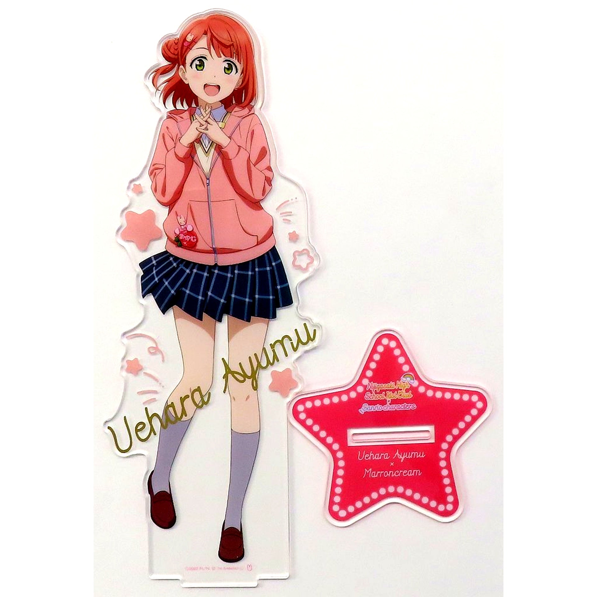 Ayumu Uehara x Marron Cream Love Live! Nijigasaki High School Idol Club x Sanrio Characters Foil Stamped Big Acrylic Figure [USED]