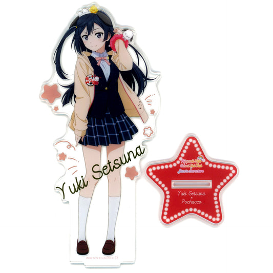Setsuna Yuki x Pochacco Foil Stamping BIG Acrylic Figure Love Live! Nijigasaki High School Idol Club x Sanrio Characters [USED]