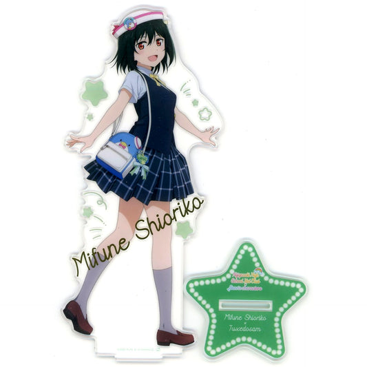 Shioriko Mifune x Tuxedosam Foil-Stamped Big Acrylic Figure Love Live! Nijigasaki High School Idol Club x Sanrio Characters [USED]