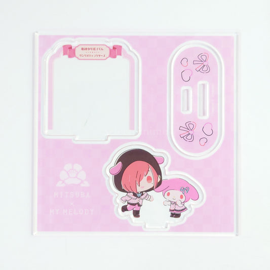 Toilet-Bound Hanako-kun x Sanrio Characters Mitsuba My Melody Acrylic Figure Plate POP UP SHOP in CORNER at TSUTAYA Limited Acrylic Stands [USED]