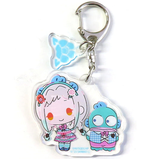 Toilet-Bound Hanako-kun x Sanrio Characters Nene Yashiro Hangyodon Acrylic Keychain Includes Parts POP UP SHOP in CORNER at TSUTAYA Limited Keychains [USED]