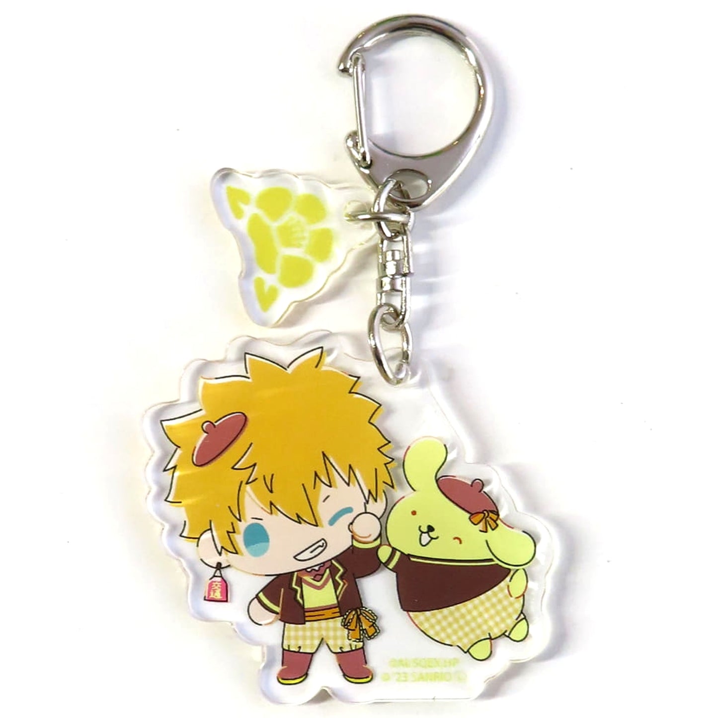 Toilet-Bound Hanako-kun x Sanrio Characters Kou Minamoto Pompompurin Acrylic Keychain Includes Parts POP UP SHOP in CORNER at TSUTAYA Limited Keychains [USED]