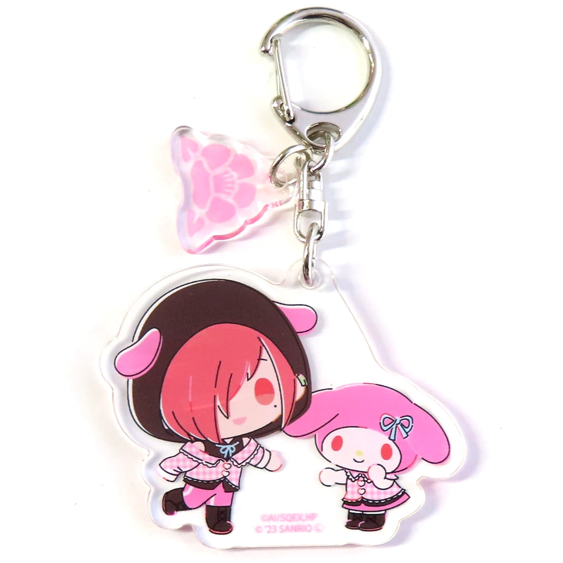 Toilet-Bound Hanako-kun x Sanrio Characters Mitsuba My Melody Acrylic Keychain Includes Parts POP UP SHOP in CORNER at TSUTAYA Limited Keychains [USED]
