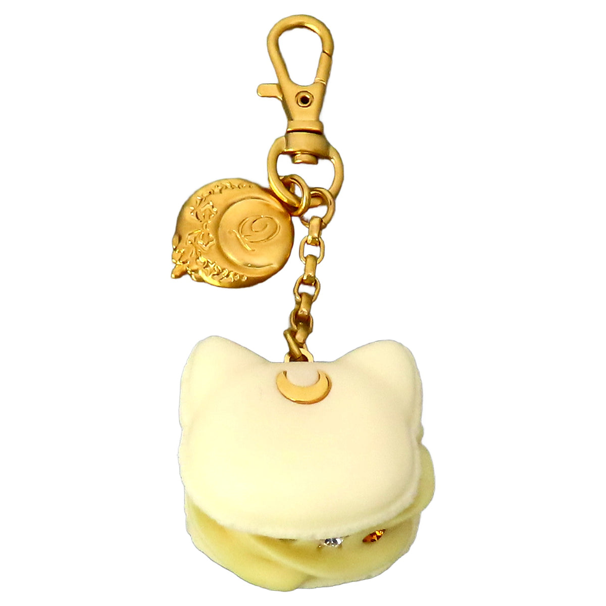 Q-Pot. X Sailor Moon Artemis Macaron Bag Charm Charm [USED]