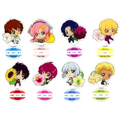 Set of 8 Mobile Suit Gundam SEED FREEDOM Chokosoba Trading Acrylic Stand [USED]