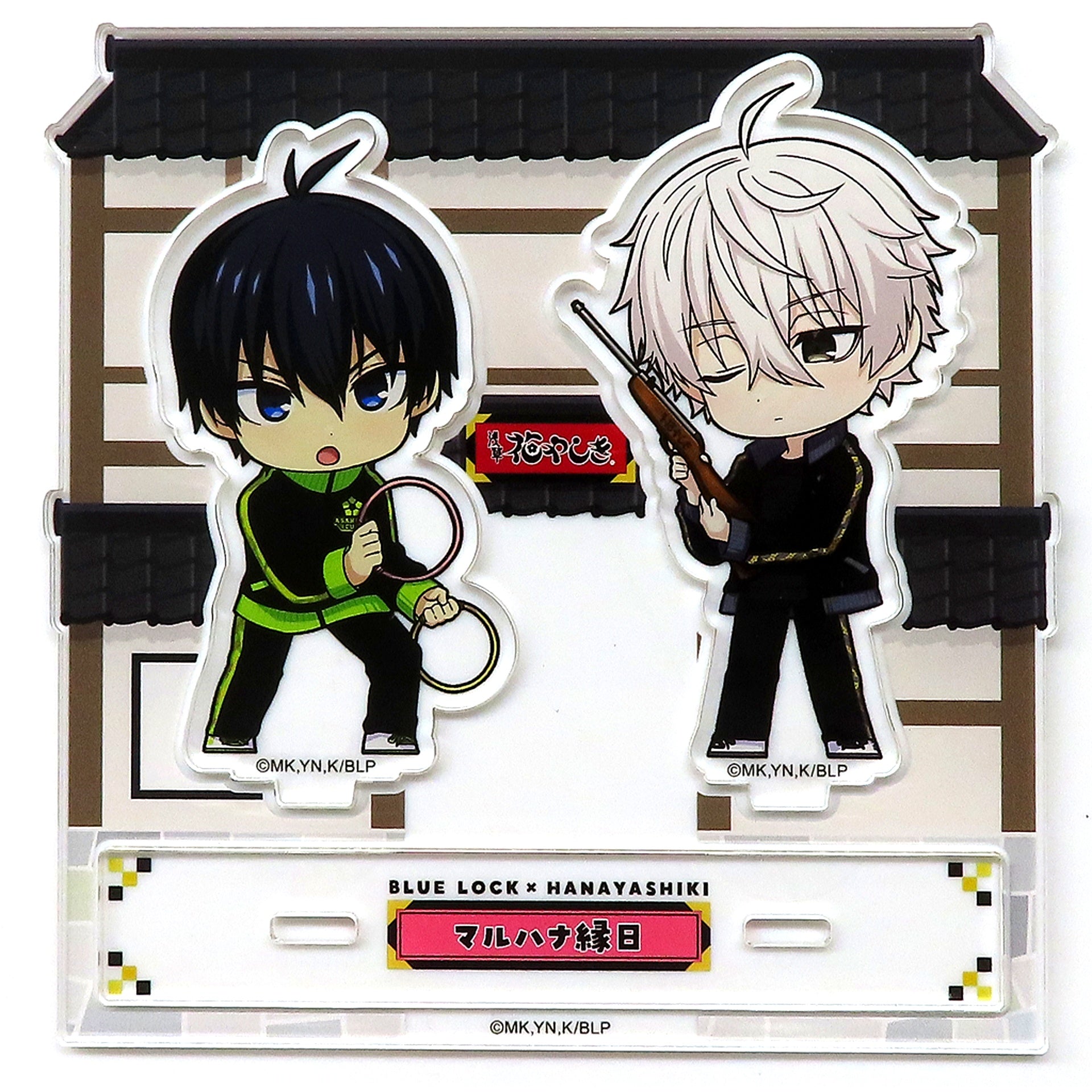 Yoichi Isagi and Seishiro Nagi Attraction Announcement Memories Acrylic Stand Maruhana Ennichi ver. Blue Lock x Asakusa Hanayashiki Asakusa Cup [USED]