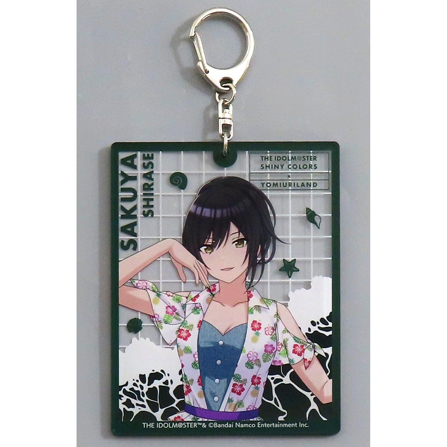 Sakuya Shirase The Idolm@ster Shiny Colors Deka Keychain Tropical Style Yomiuri Land [USED]