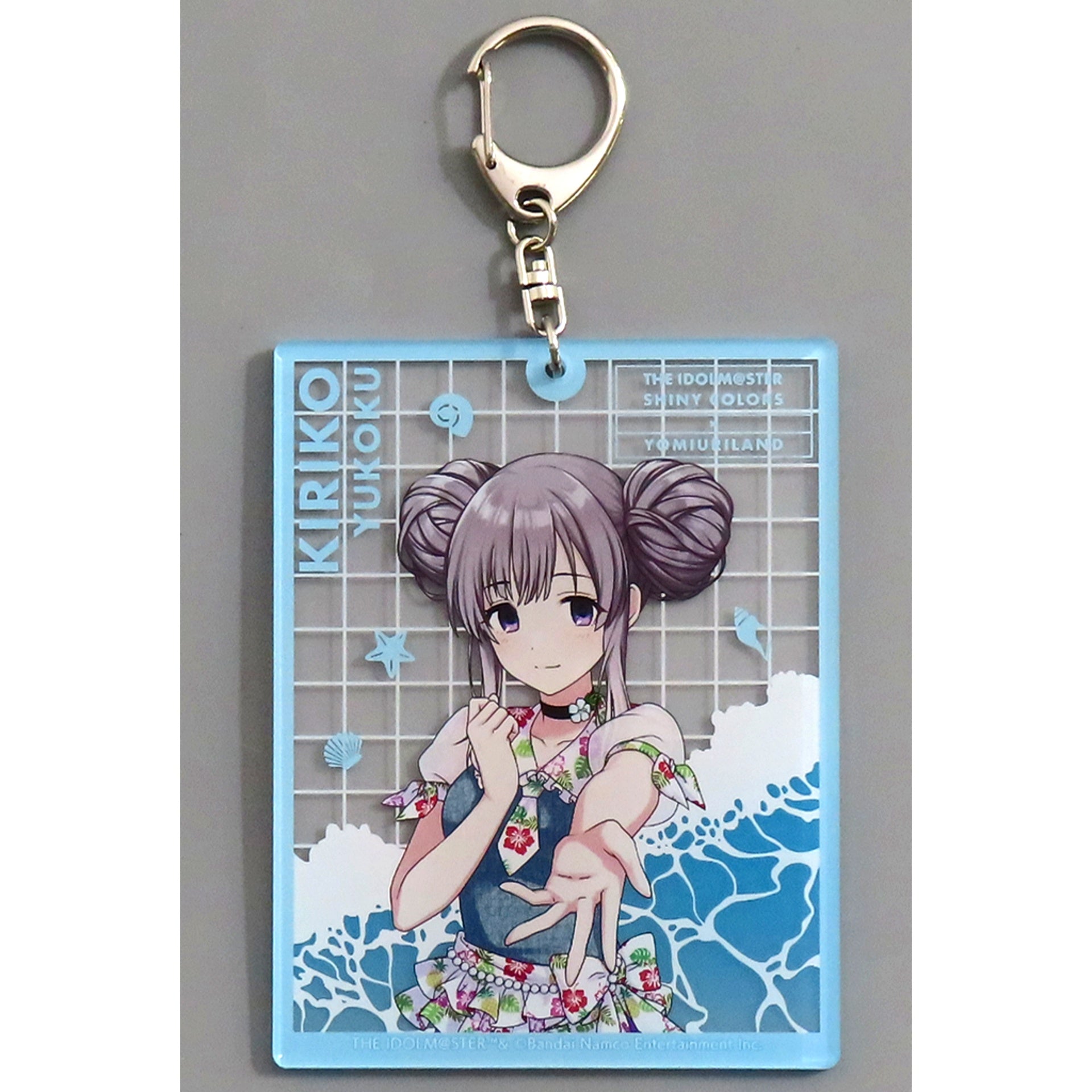 Kiriko Yukoku The Idolmaster Shiny Colors x Yomiuriland Big Keychain tropical style [USED]