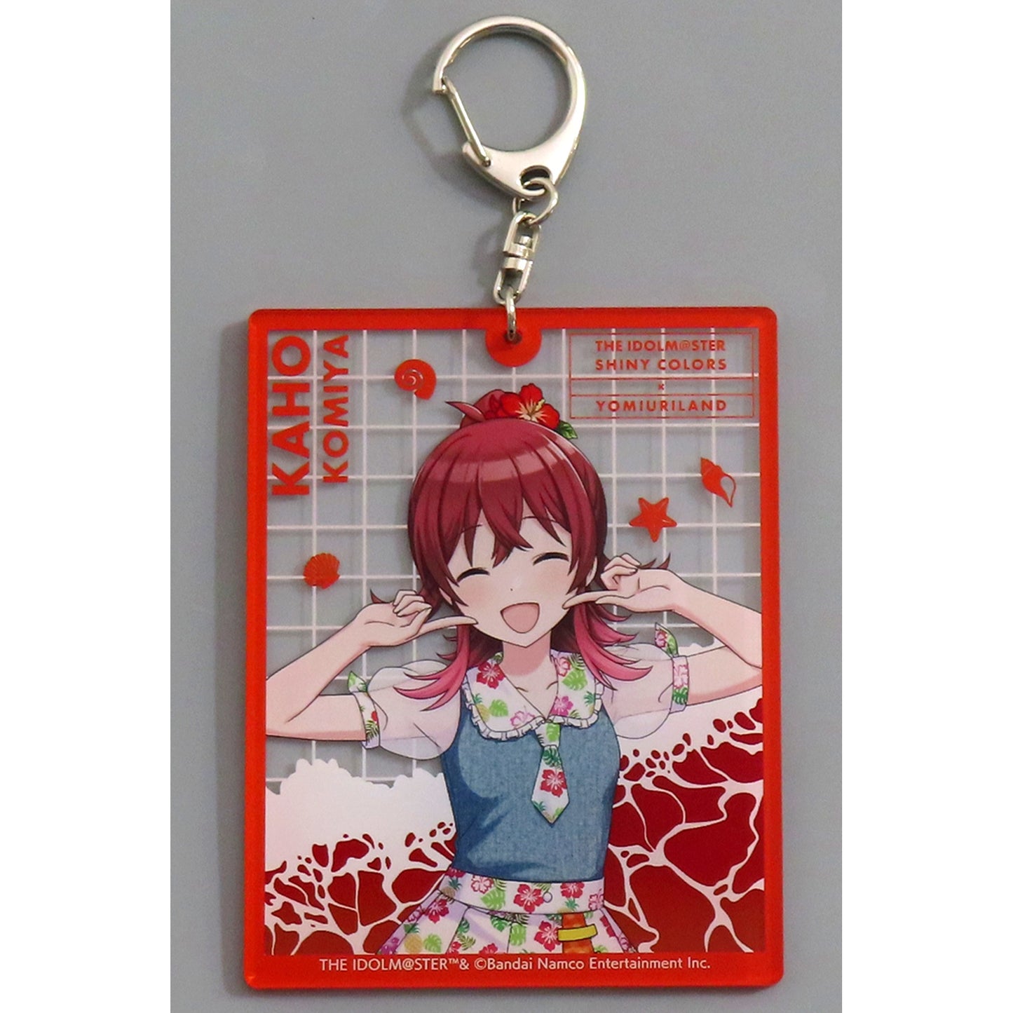 Kaho Komiya The Idolmaster Shiny Colors x Yomiuriland Big Keychain tropical style [USED]