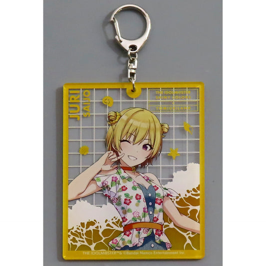 Juri Saijo The Idolmaster Shiny Colors x Yomiuriland Big Keychain tropical style [USED]