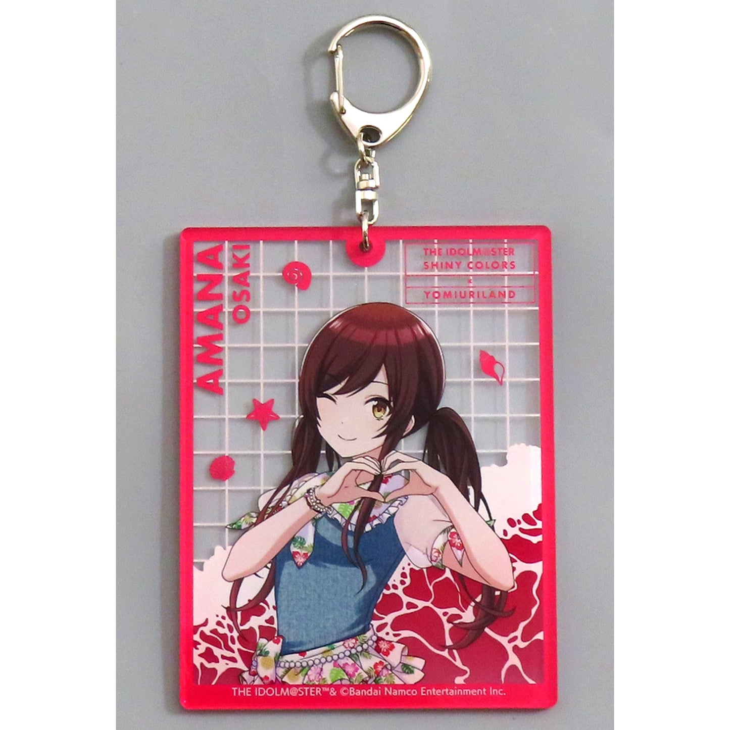 Amana Osaki Idolmaster Shiny Colors x Yomiuriland Big Keychain tropical style [USED]