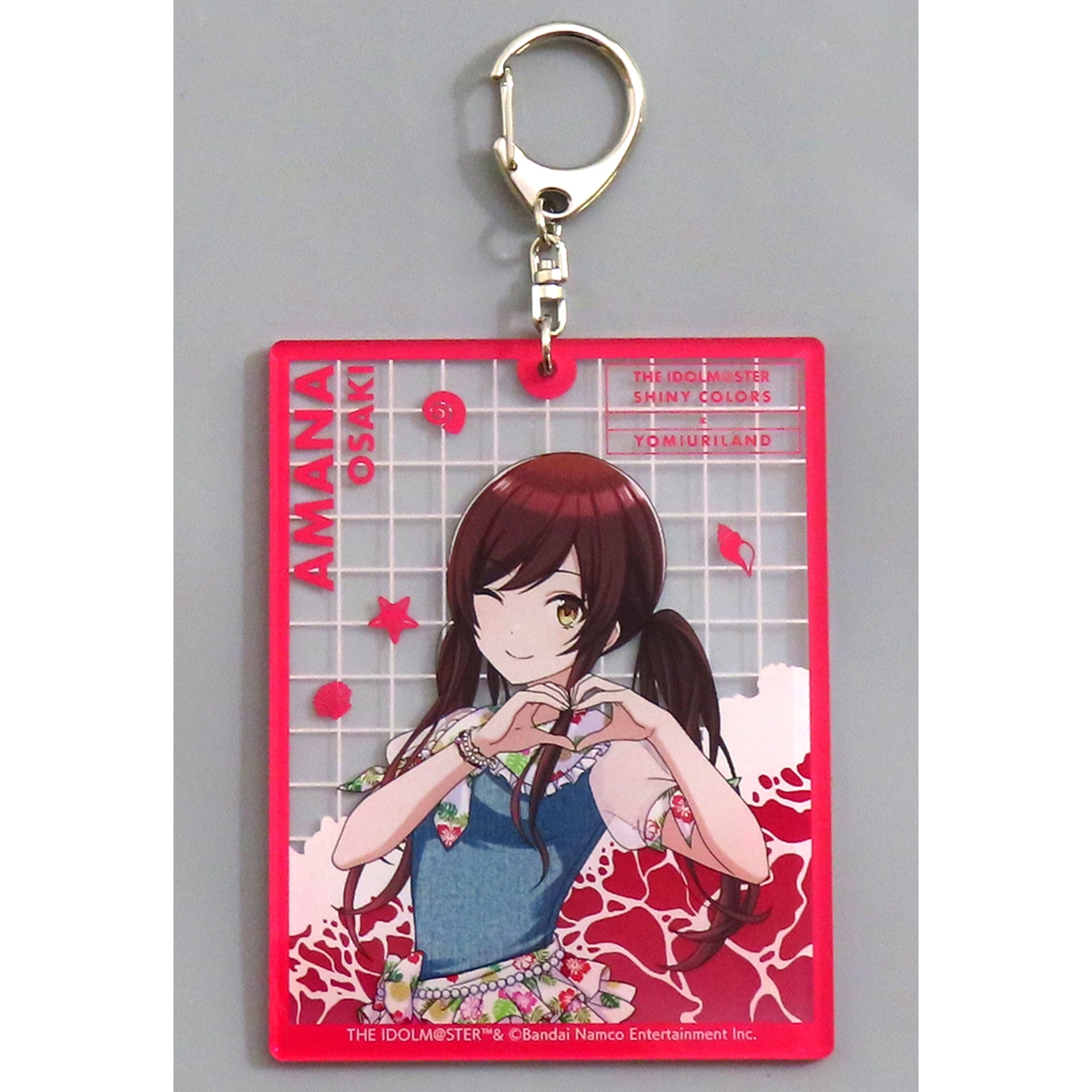 Amana Osaki Idolmaster Shiny Colors x Yomiuriland Big Keychain tropical style [USED]