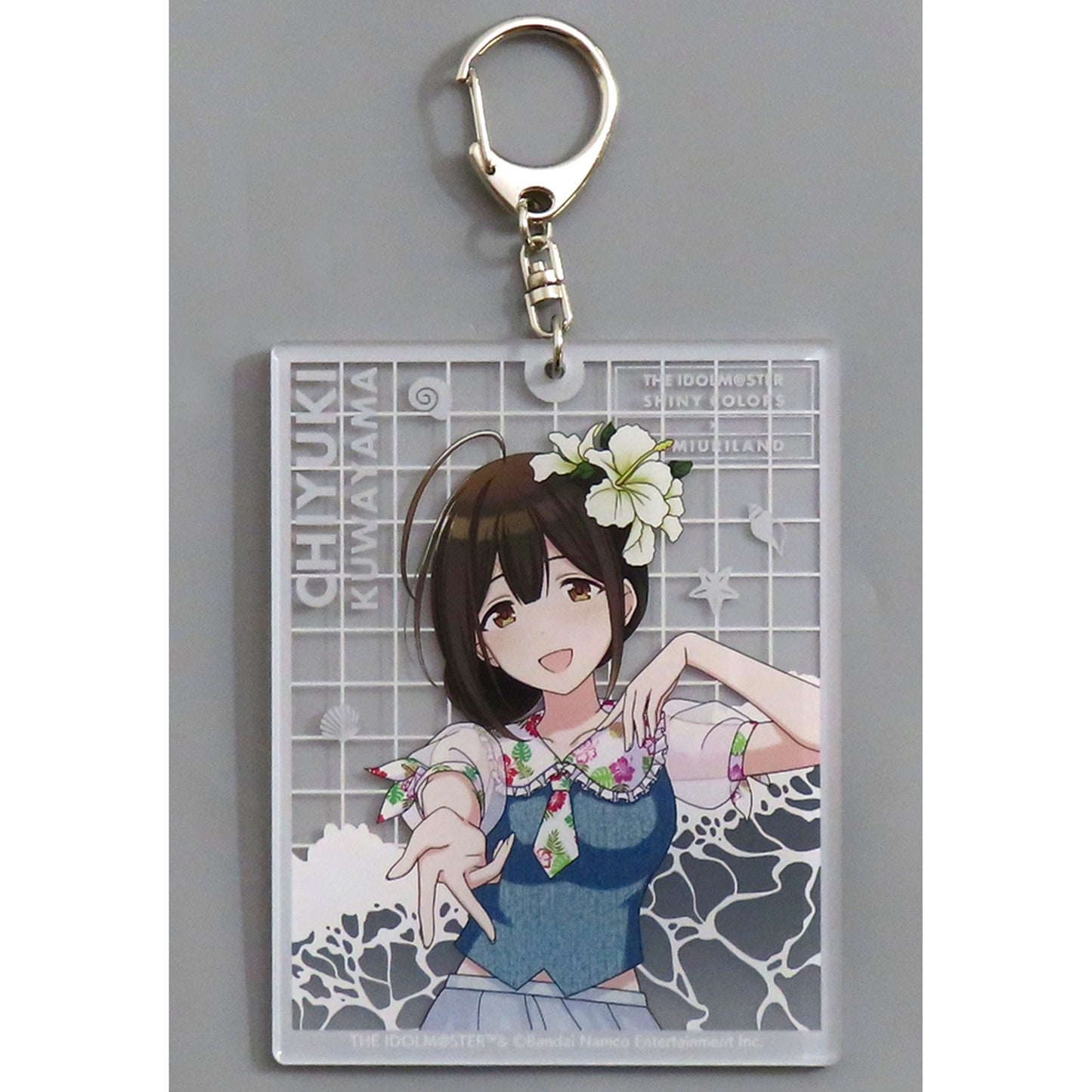 Chiyuki Kuwayama Idolmaster Shiny Colors x Yomiuriland Big Keychain tropical style [USED]
