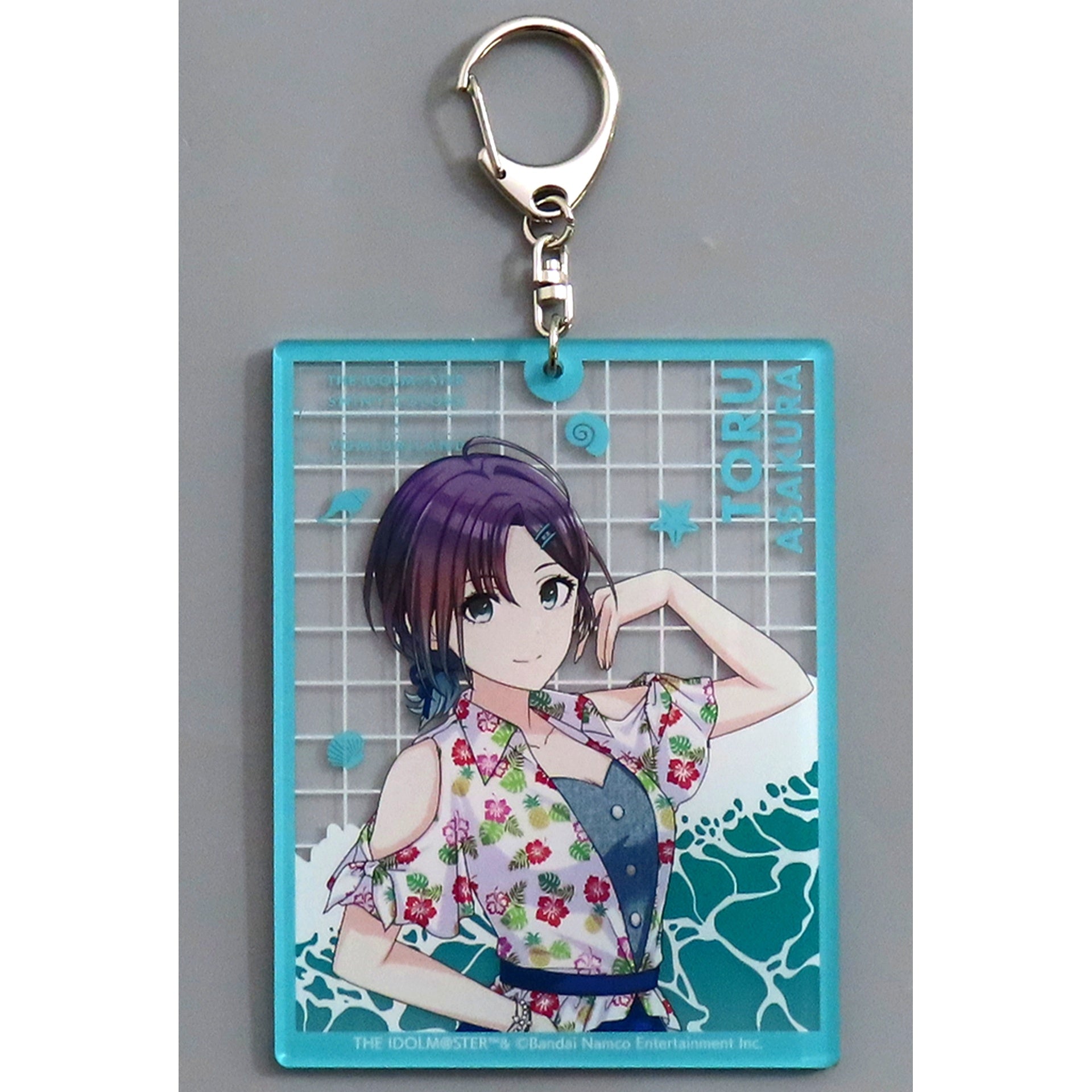 Toru Asakura The Idolmaster Shiny Colors x Yomiuriland Big Keychain tropical style [USED]