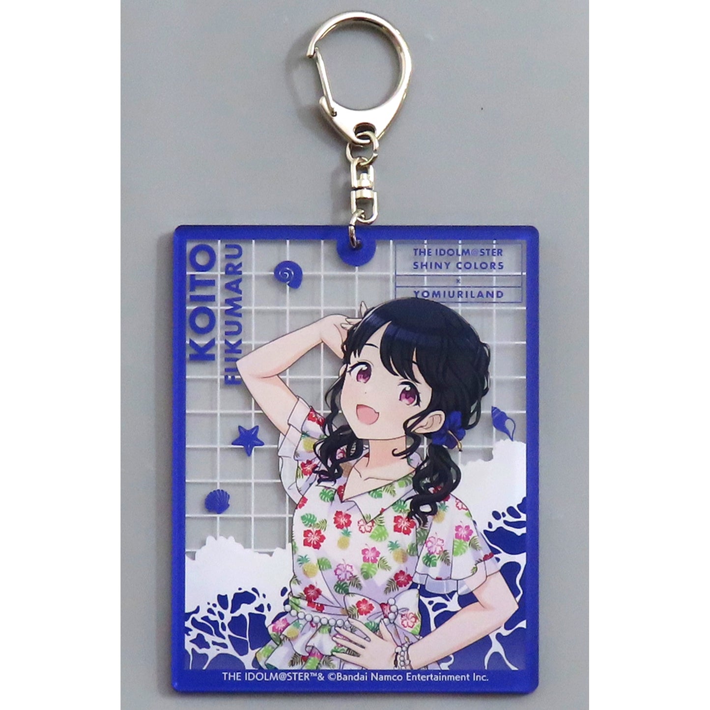 Koito Fukumaru The Idolm@ster Shiny Colors Big Keychain tropical style Yomiuri Land [USED]
