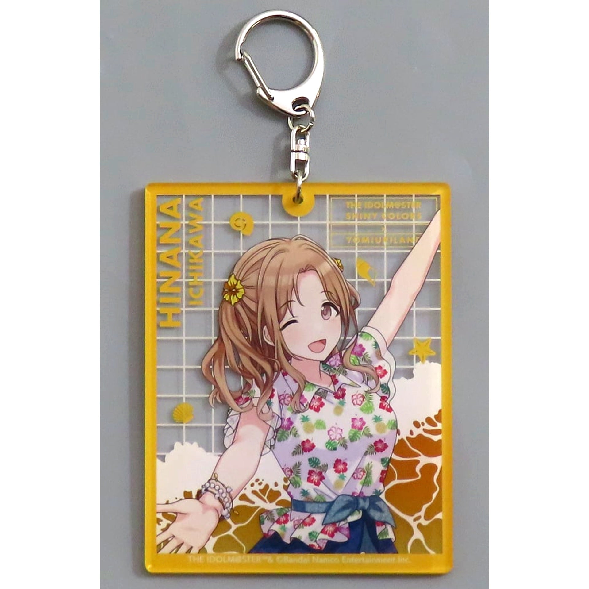 Hinana Ichikawa The Idolmaster Shiny Colors x Yomiuriland Big Keychain tropical style [USED]