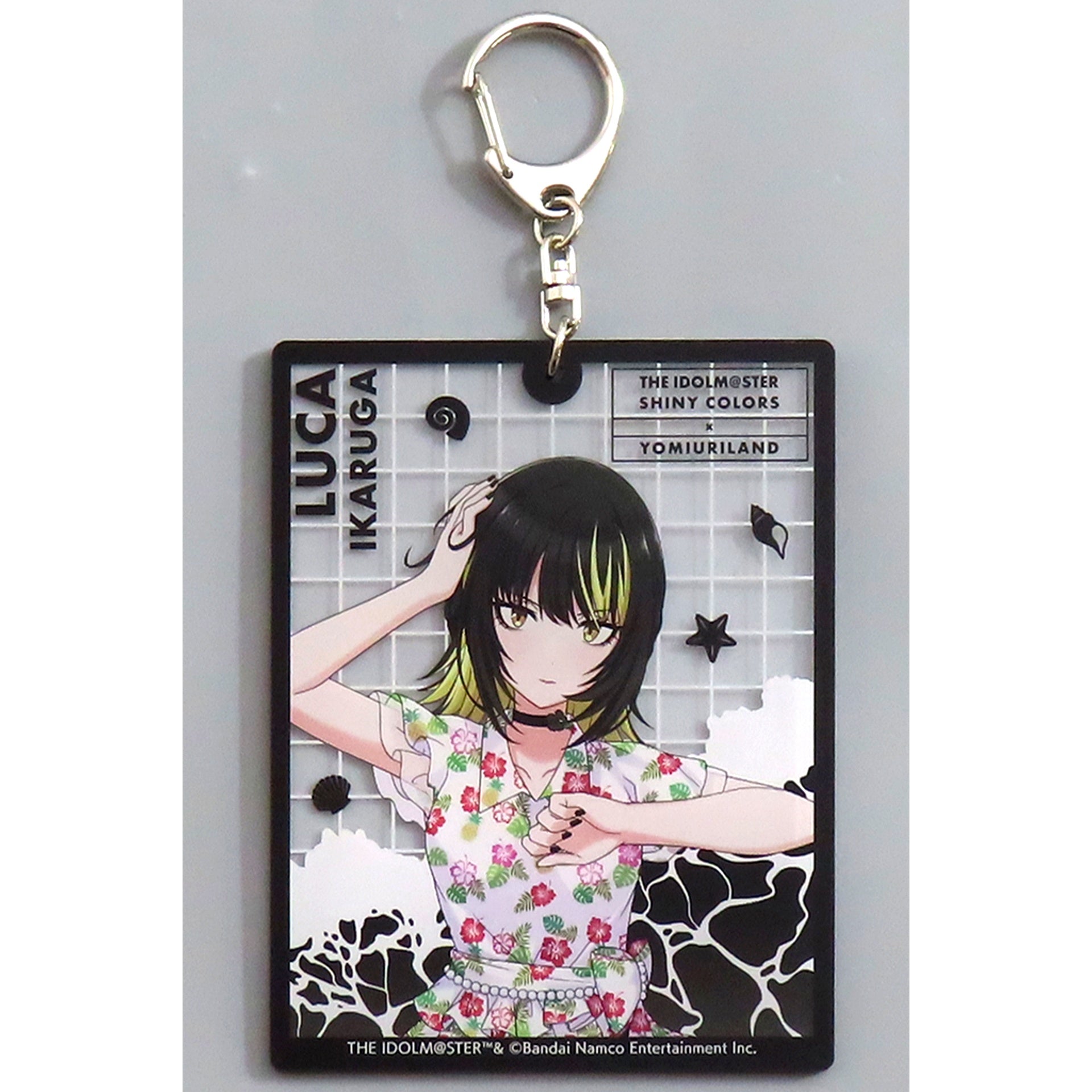 Luca Ikaruga The Idolmaster Shiny Colors x Yomiuriland Big Keychain tropical style [USED]