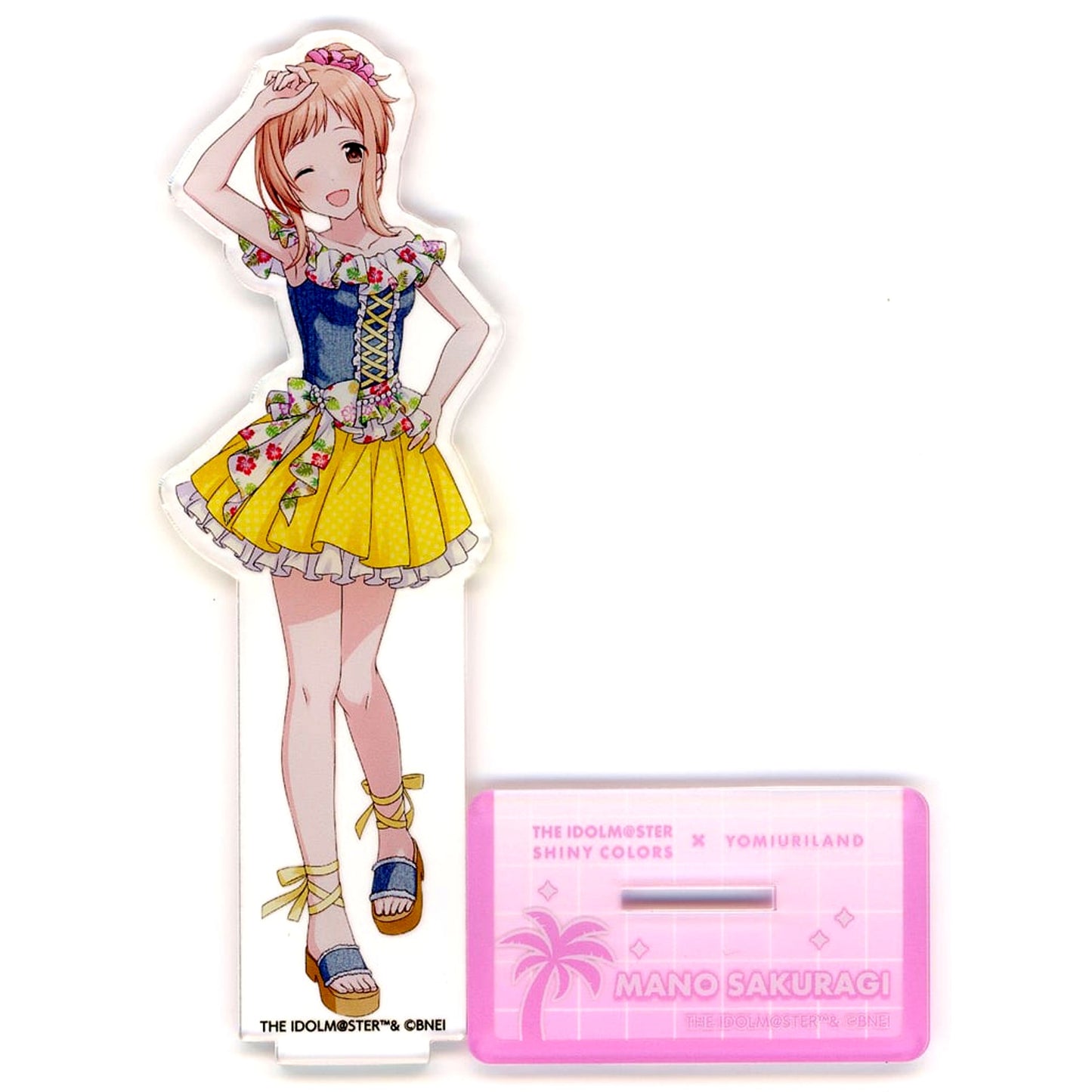 Mano Sakuragi The Idolm@ster Shiny Colors x Yomiuri Land Tropical Style Acrylic Figure [USED]