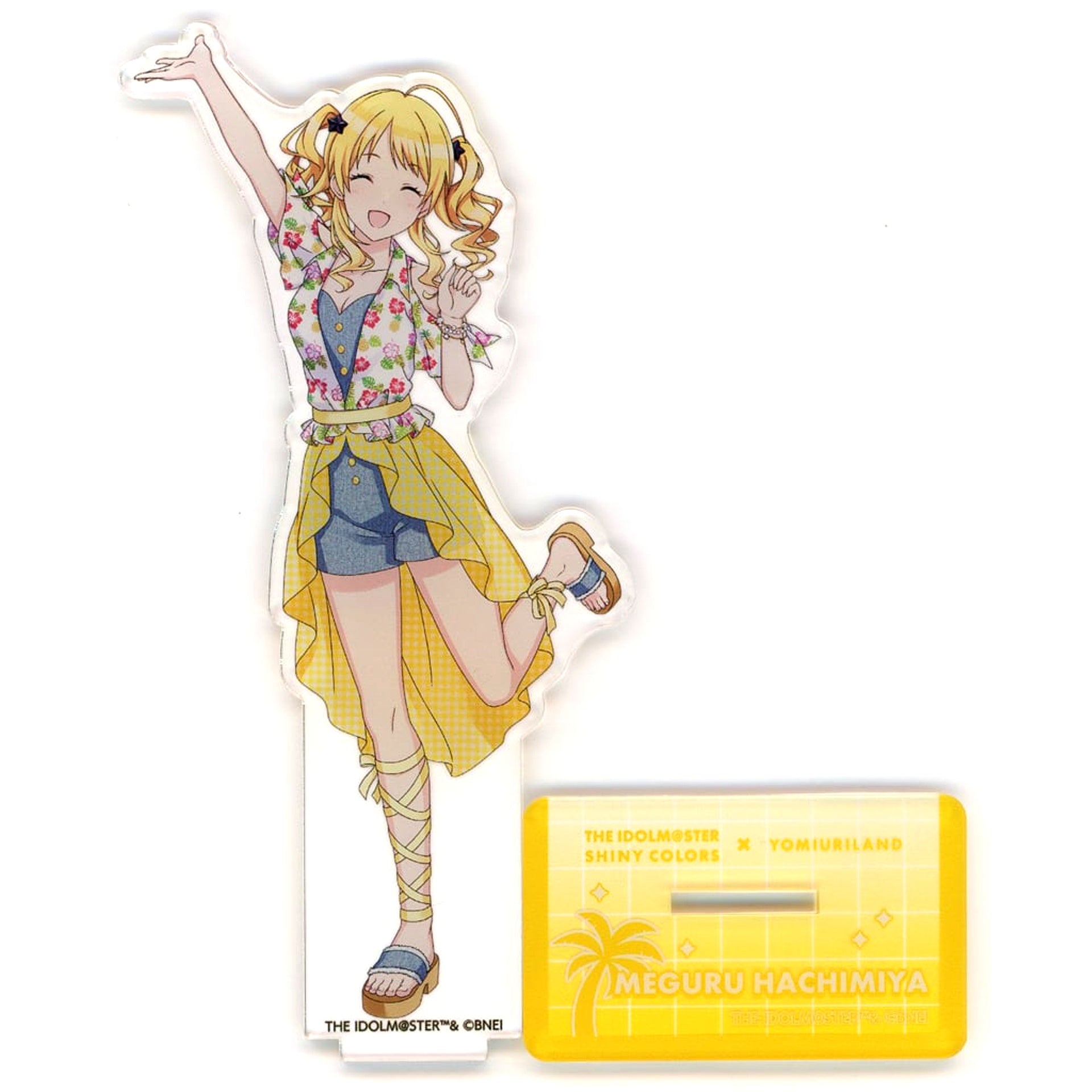 Meguru Hachimiya THE IDOLM@STER Shiny Colors Acrylic Figure Tropical Style Yomiuri Land [USED]