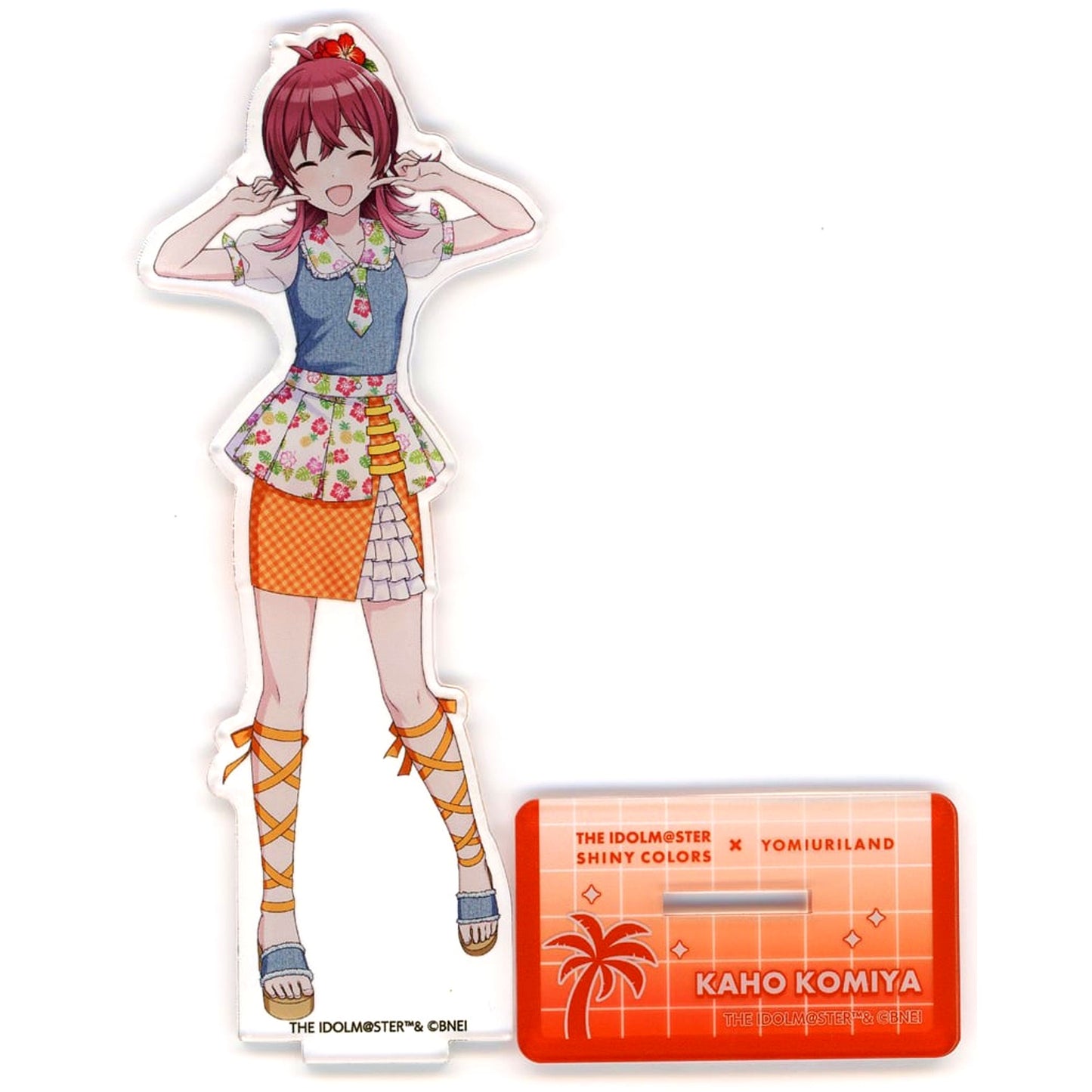 Kaho Komiya THE IDOLM@STER Shiny Colors Acrylic Figure Tropical Style Yomiuri Land [USED]