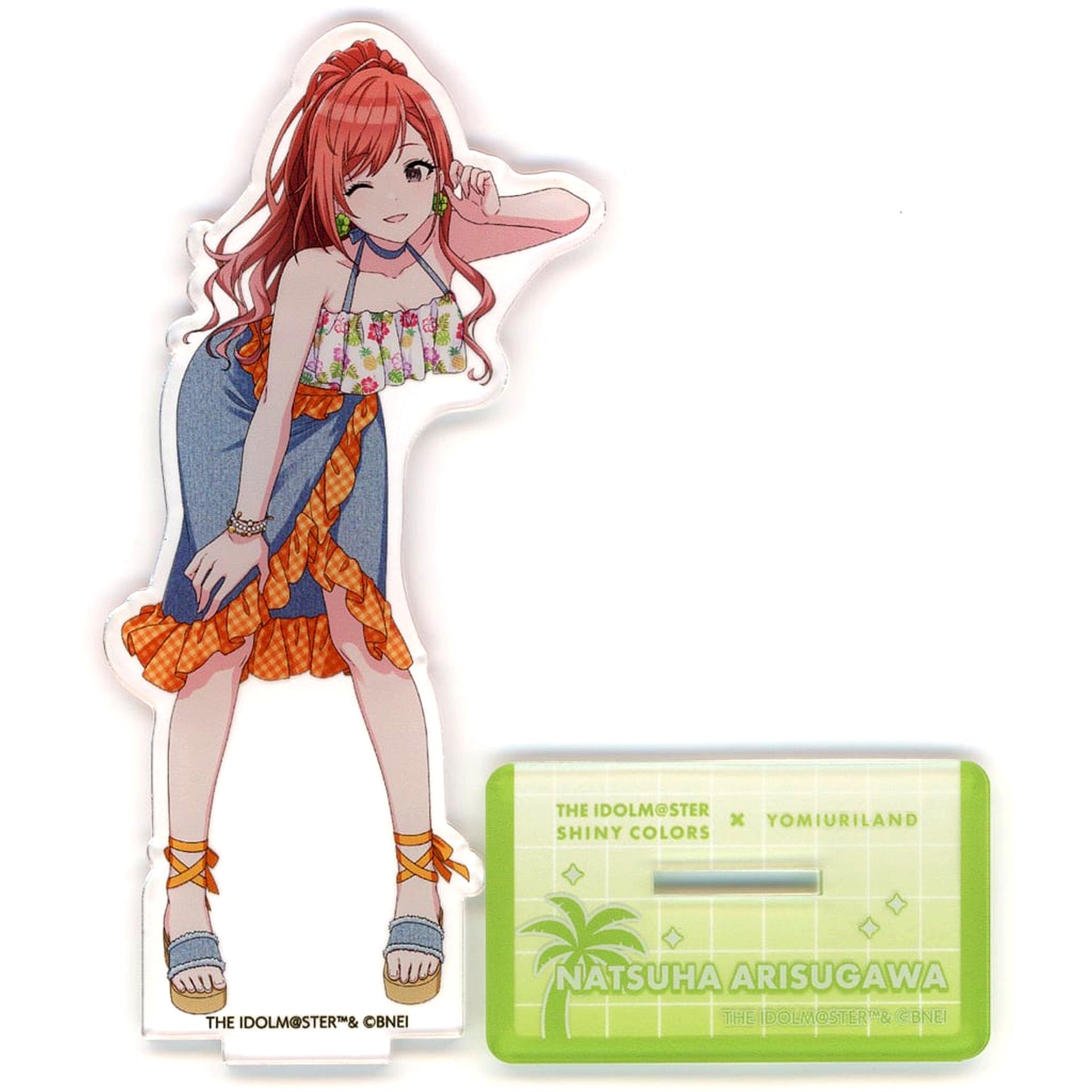 Natsuha Arisugawa The Idolm@ster Shiny Colors x Yomiuri Land Tropical Style Acrylic Figure [USED]